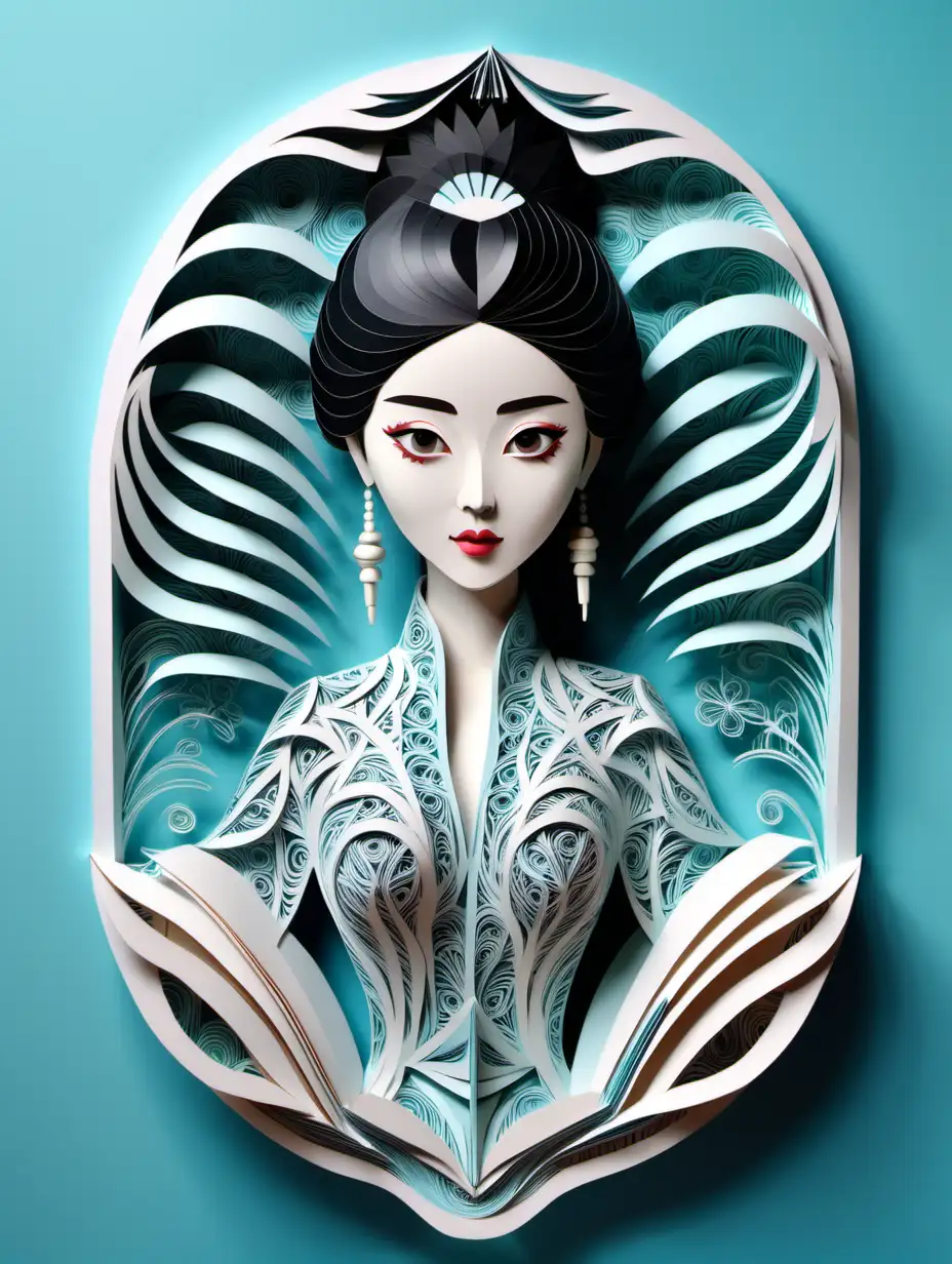 Intricate Papercraft Sculpture by Fan Bingbing Creative Geometry and Delicate Craftsmanship