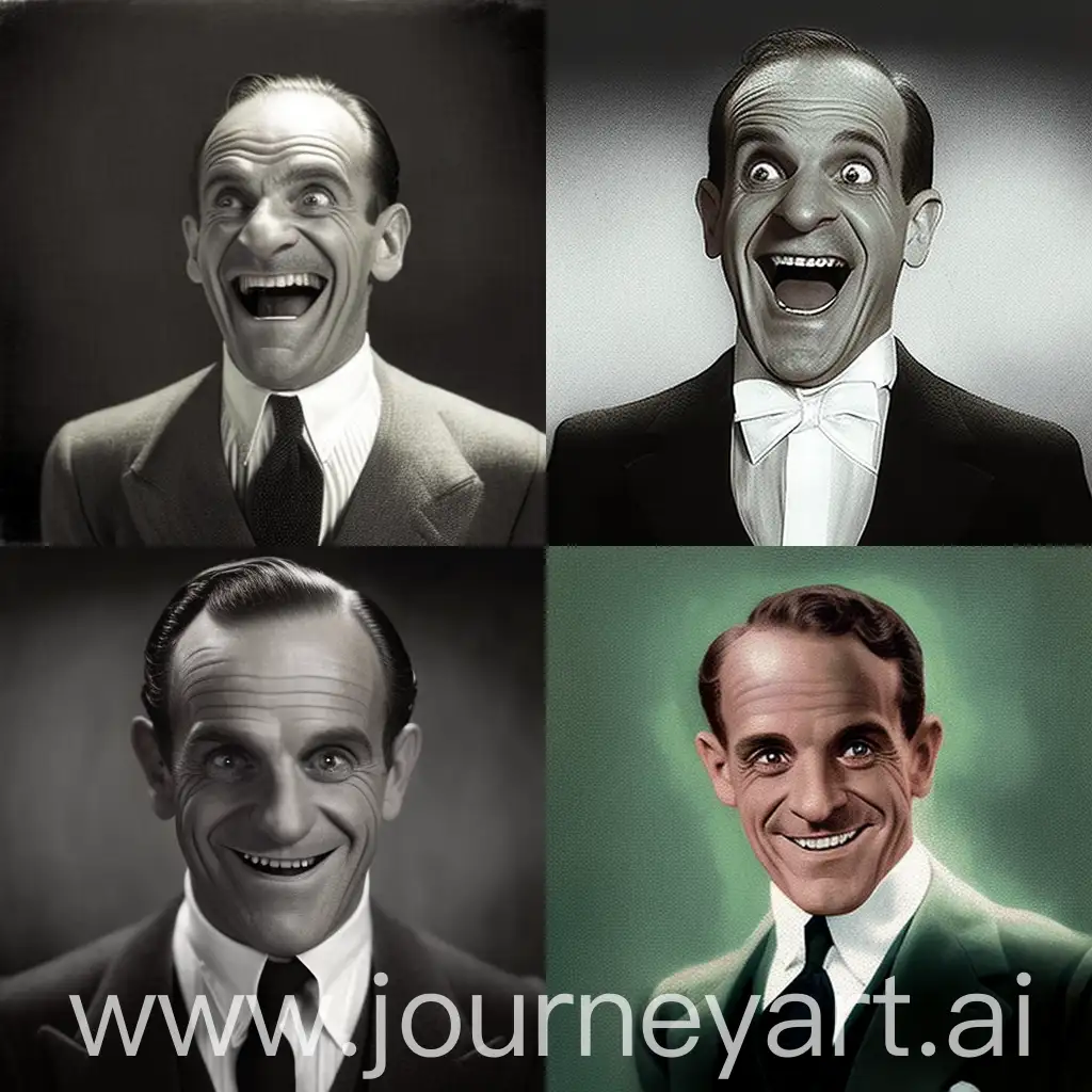 Al-Jolson-Impersonator-Singing-with-Microphone-in-Vintage-Style-Portrait