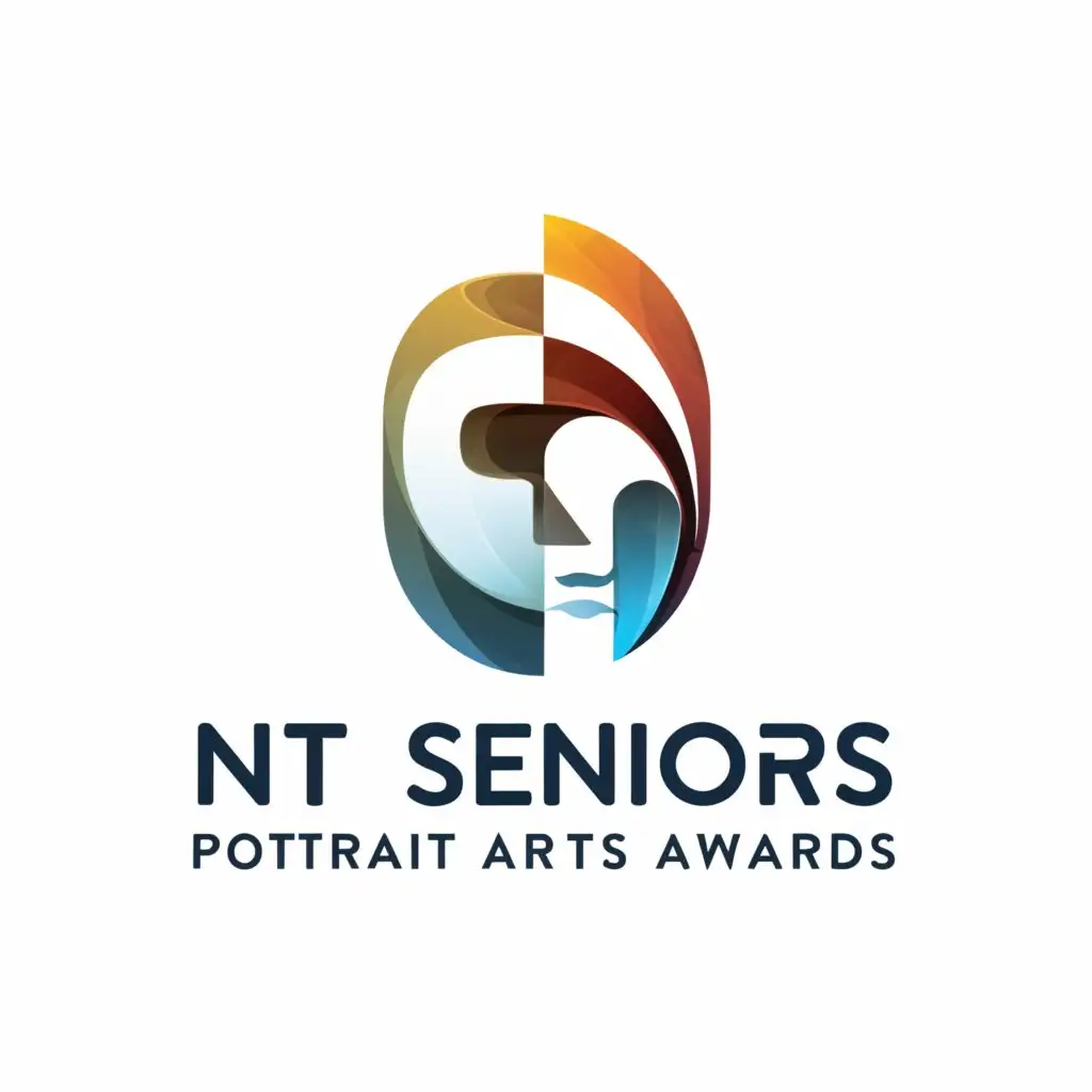 a logo design,with the text "NT Seniors Portrait Arts Awards ", main symbol:Abstract face,Moderate,be used in Events industry,clear background