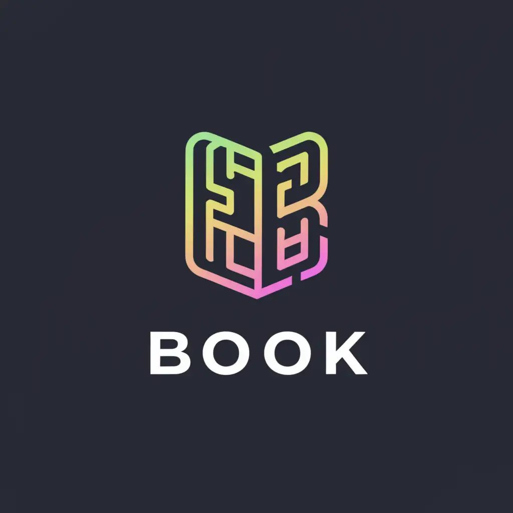 a logo design,with the text "Book", main symbol:Book and equal sign,Moderate,be used in Technology industry,clear background