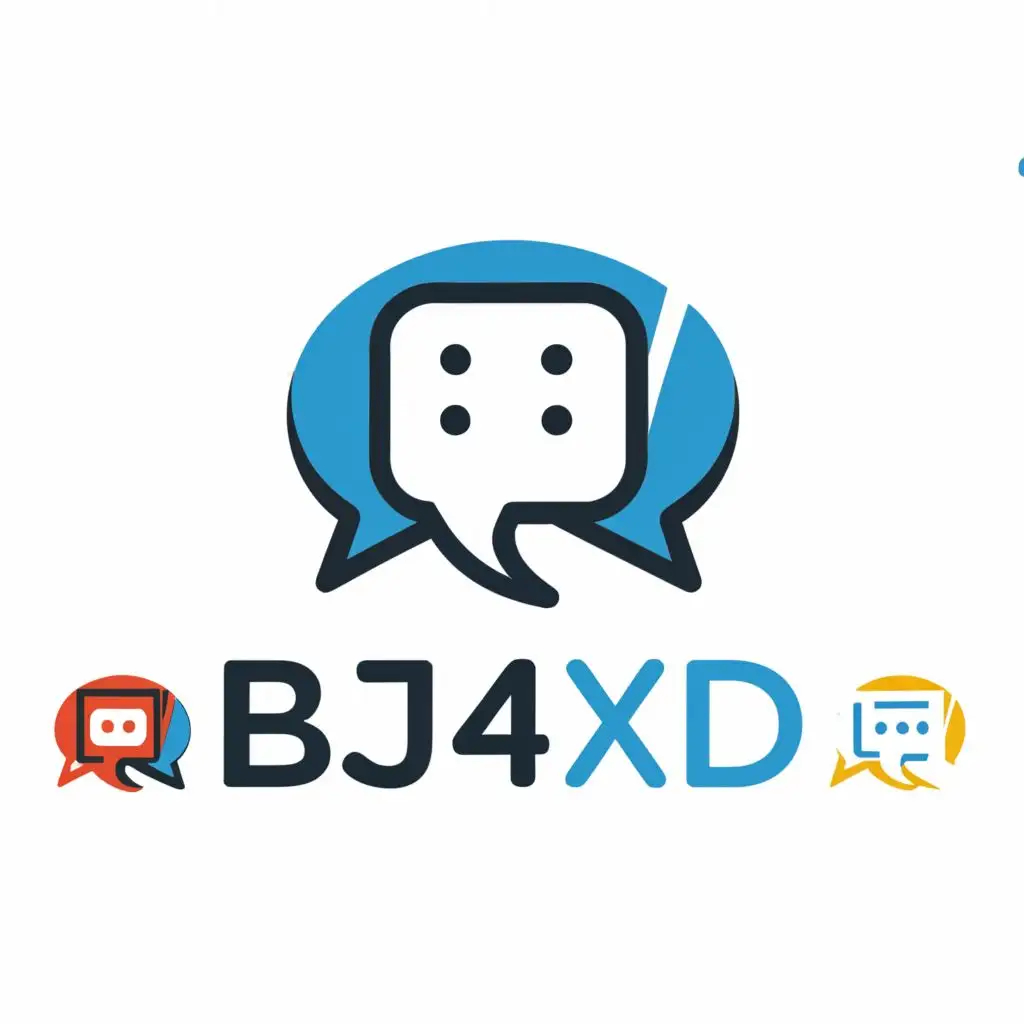 a logo design,with the text "BJ4XD", main symbol:chatroom,Moderate,be used in Animals Pets industry,clear background
