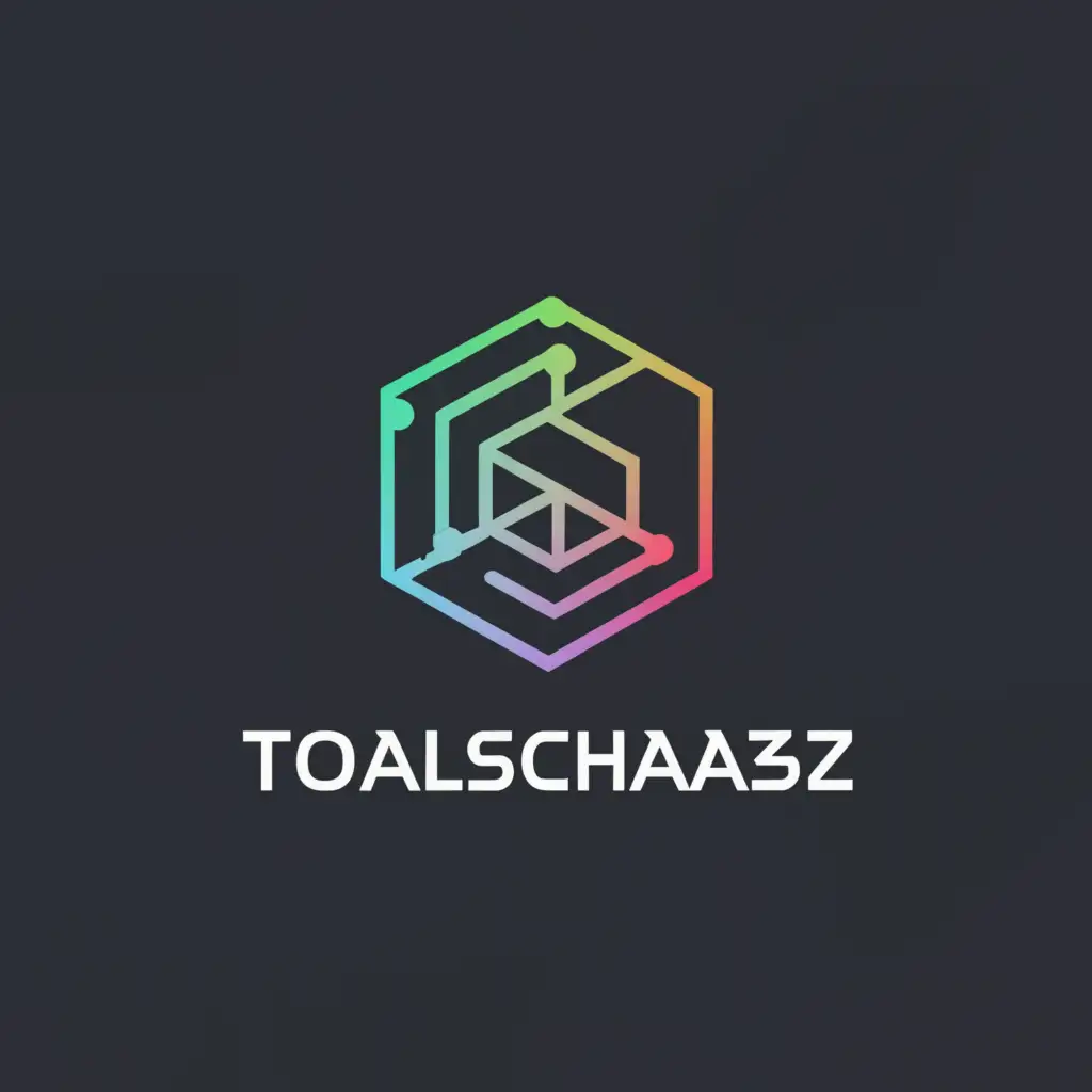 a logo design,with the text "T0talschad3n", main symbol:3d print,Moderate,be used in Technology industry,clear background