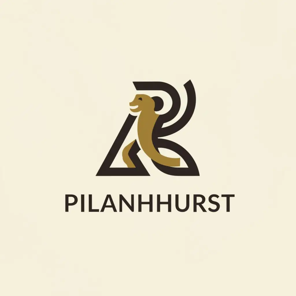 a logo design,with the text "Pilanehurst", main symbol:Monkey,Moderate,be used in Finance industry,clear background