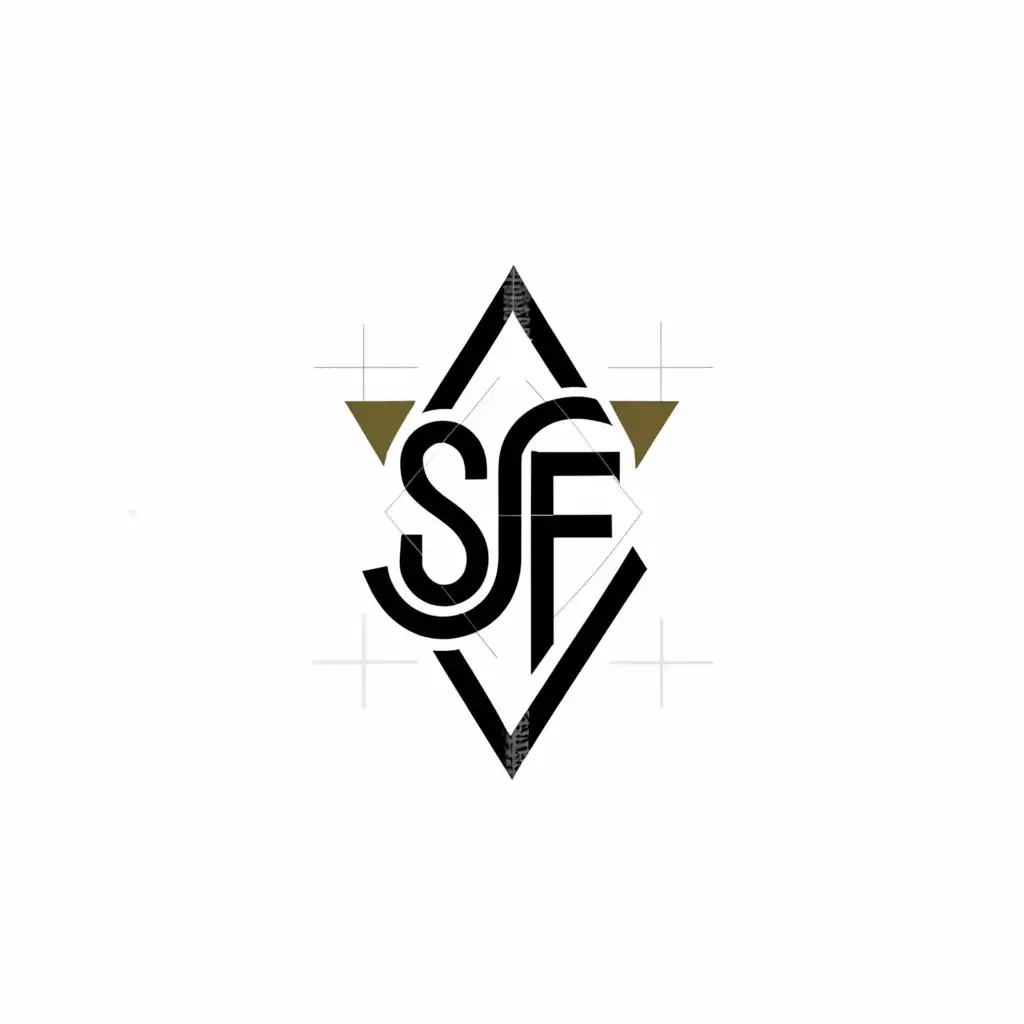 a logo design,with the text "Sadeqa Fashion", main symbol:SF,Moderate,be used in Home Family industry,clear background