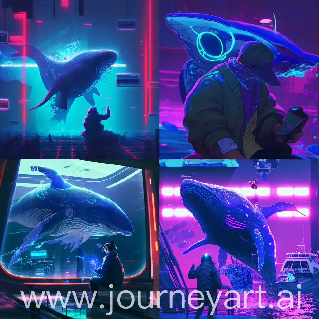 Futuristic-Cyberpunk-Man-Riding-a-Giant-Whale