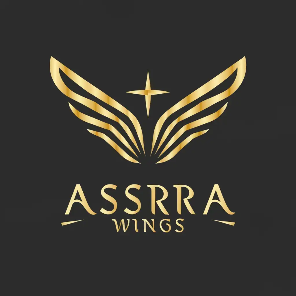 LOGO-Design-For-ASTRA-WINGS-Minimalistic-Stars-Wings-for-Events-Industry