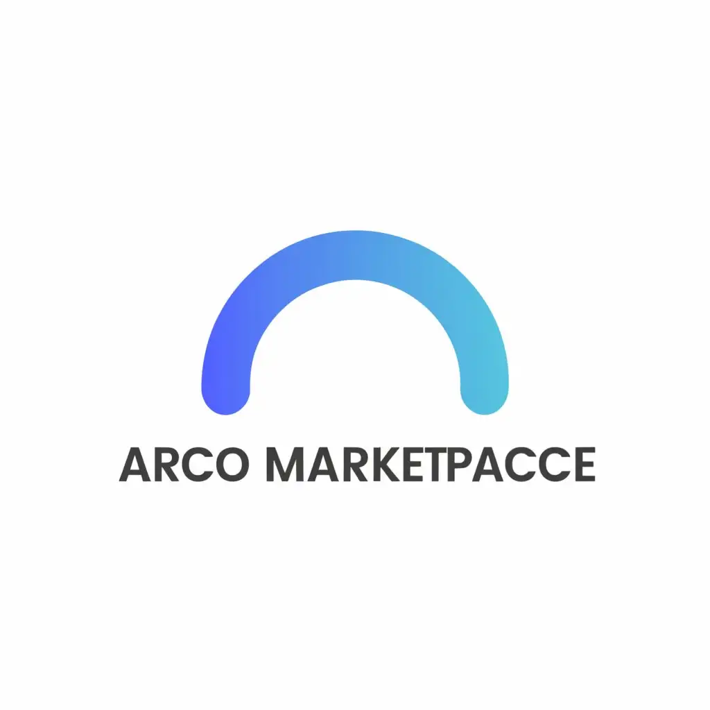 a logo design,with the text "Arco Marketplace", main symbol:arc, e-commerce, web store,Minimalistic,be used in Internet industry,clear background