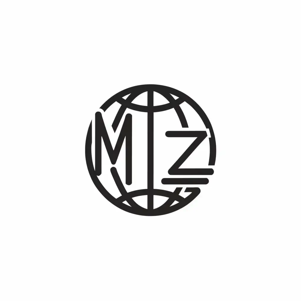 LOGO-Design-for-MZ-Minimalistic-Globe-Theme-with-Clear-Background
