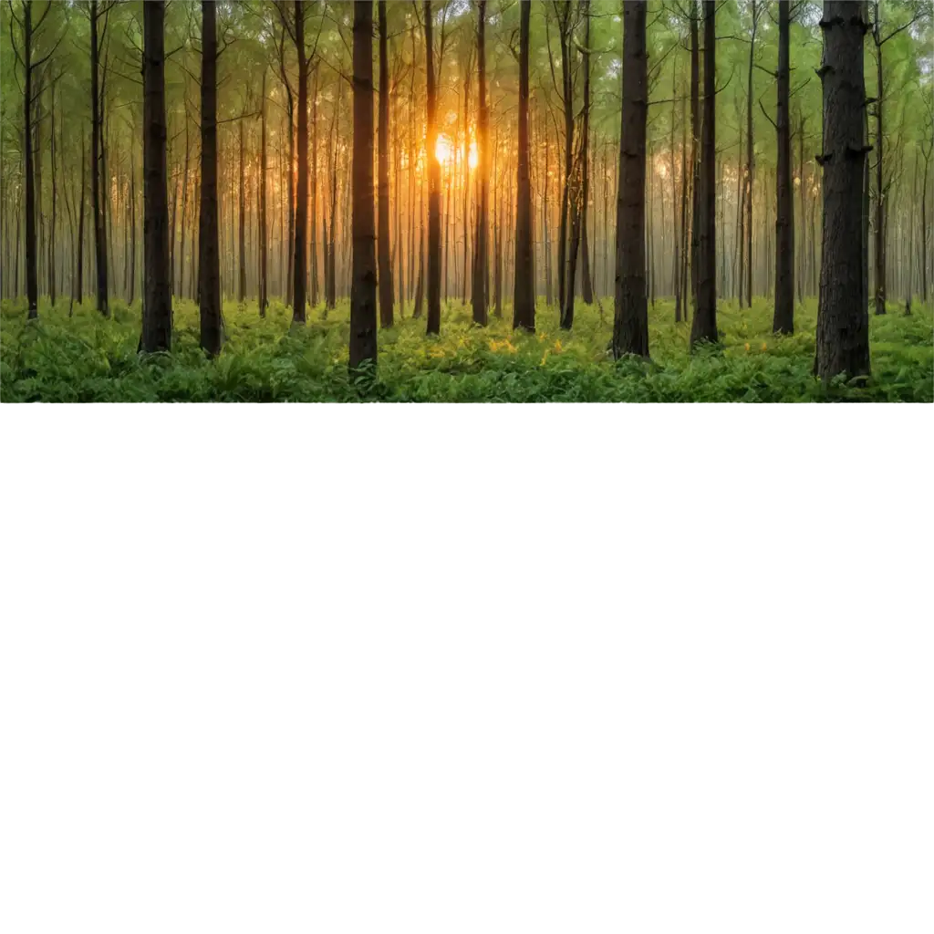 Stunning-Forest-Sunset-PNG-Capturing-the-Essence-of-Natures-Golden-Hour