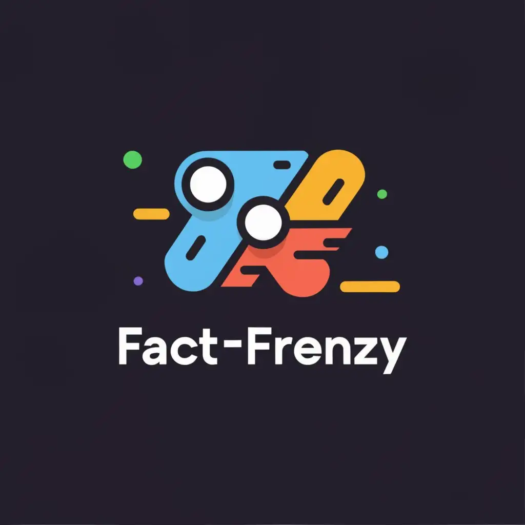a logo design,with the text "Fact Frenzy", main symbol:fact information,Moderate,be used in Education industry,clear background