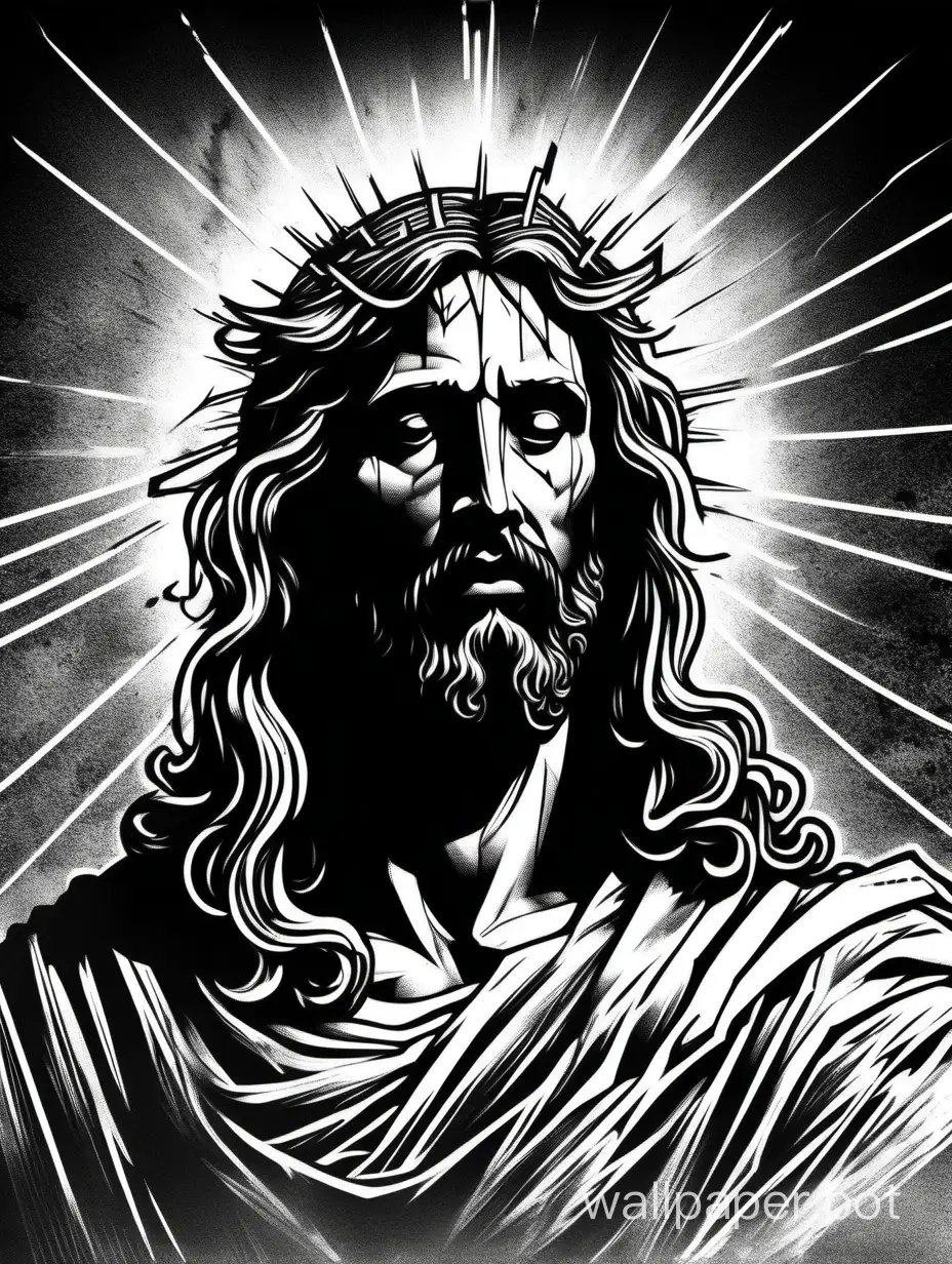 Dynamic-Line-Art-of-Jesus-in-Pedro-Paul-Rubens-Style