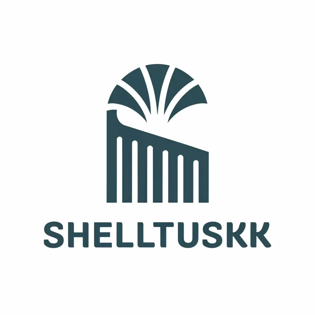 a logo design, NO TEXT, main symbol: skyscraper growth from the opened shell, be used in Real Estate industry and construction, clear background, thin lines