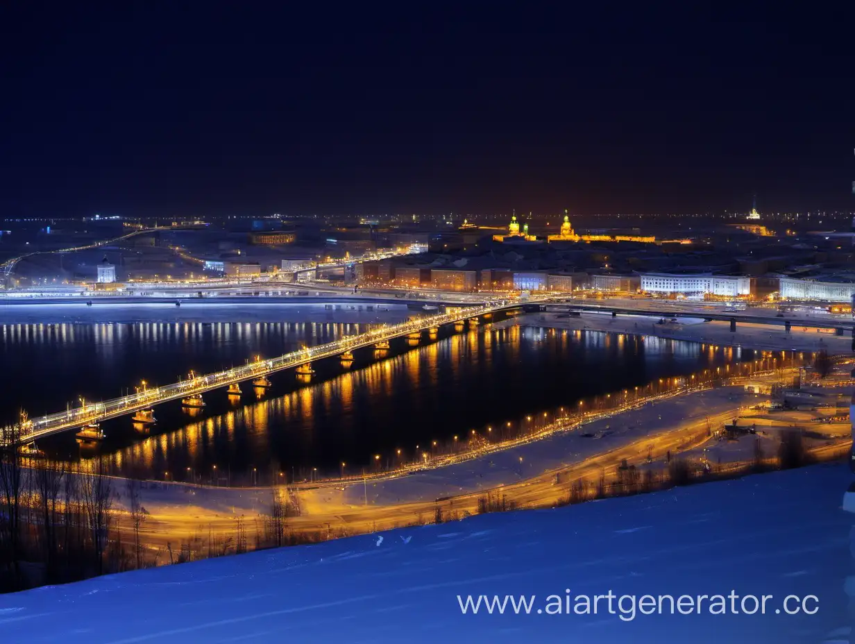 Enchanting-Winter-Night-in-Nizhny-Tagil-Snowcovered-Scenes-and-City-Lights