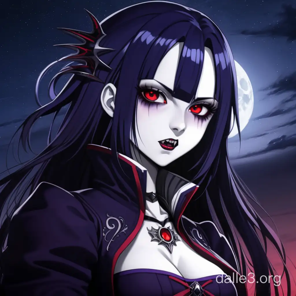 Elegant <b>Vampire</b> Girl in Gothic German Attire with a Dark Twist.