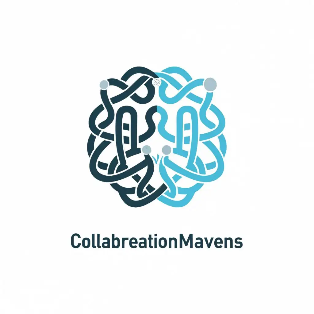 logo, Collaboration Mavens aims to convey a message of innovation, expertise, and accessibility. brain connections, with the text "CM", typography, be used in Technology industry
