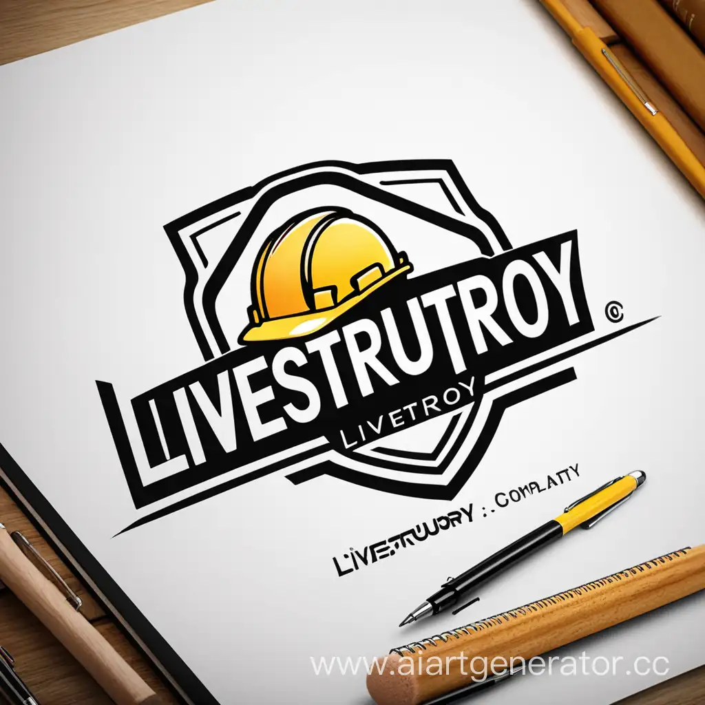 нарисуй логотип строительной компании "Livestroy все для вашего комфорта"