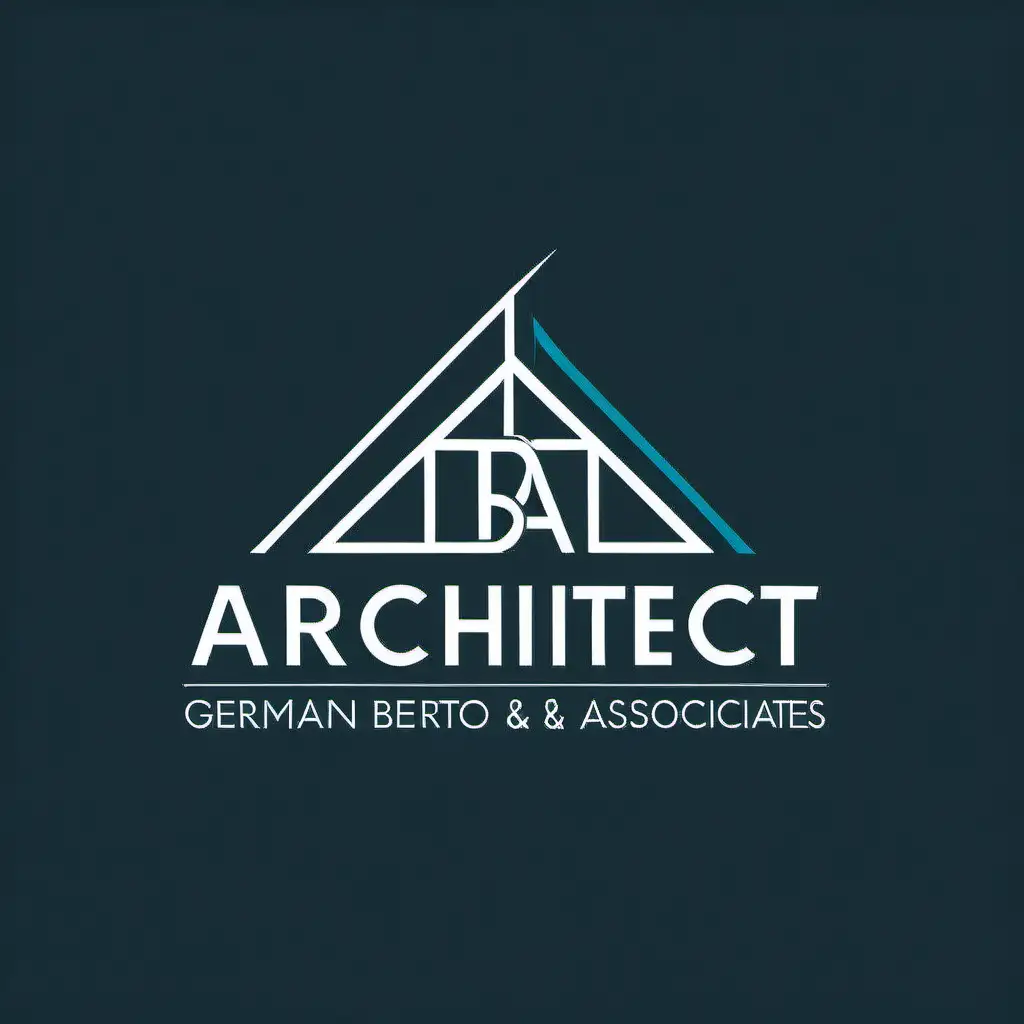 Modern Architect Logo Design with German Barreto and Associates Vectors