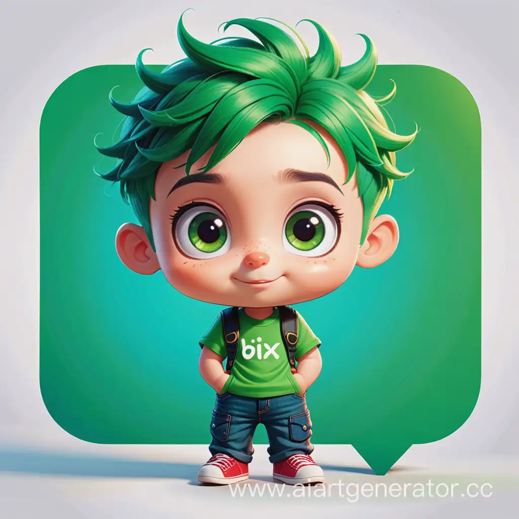 Cheerful-Bitrix24-Boom-Cartoon-Character-with-Bright-Green-Hair-and-Logo-Shirt
