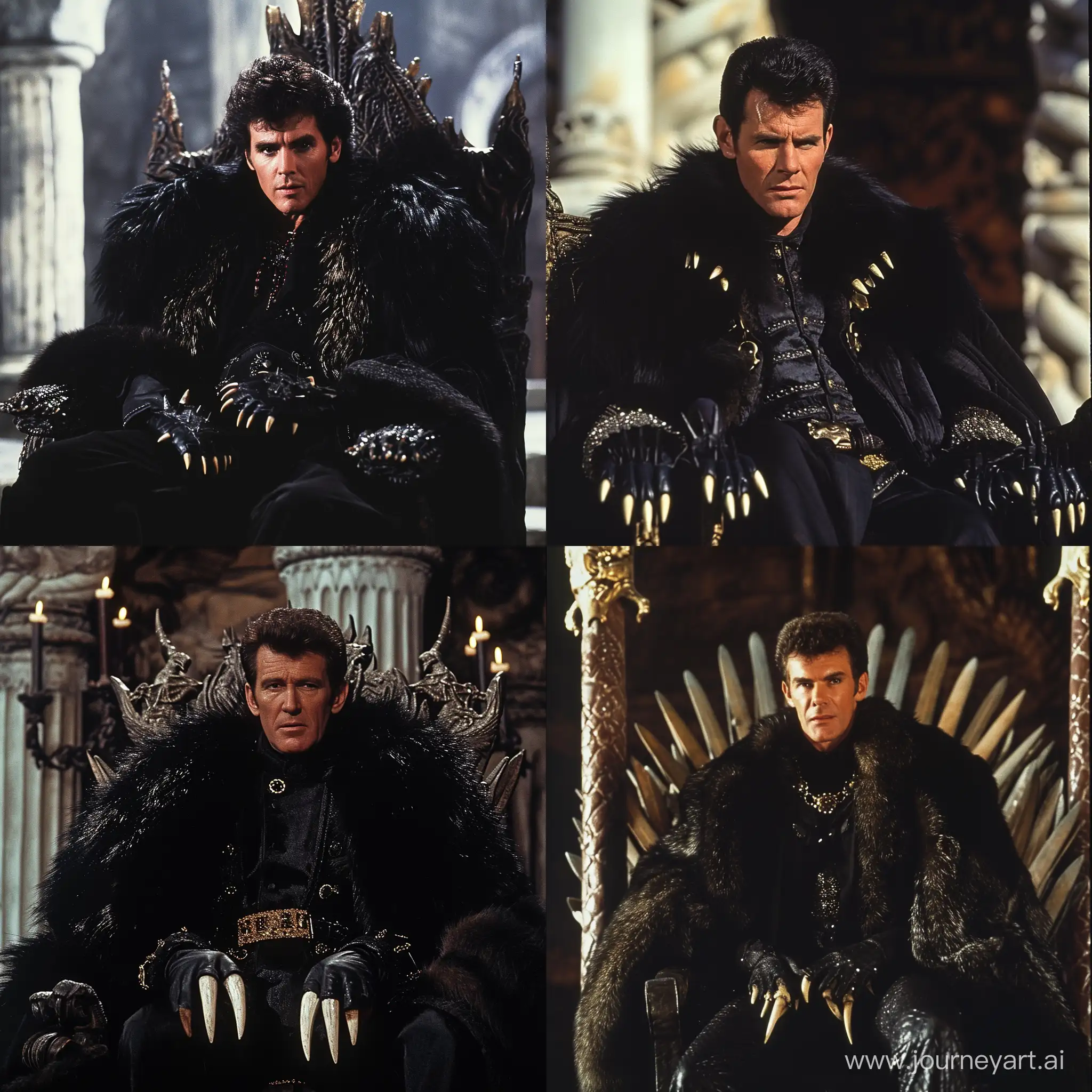 Simon-Cowell-in-80s-Fantasy-Movie-with-Canines-and-Throne