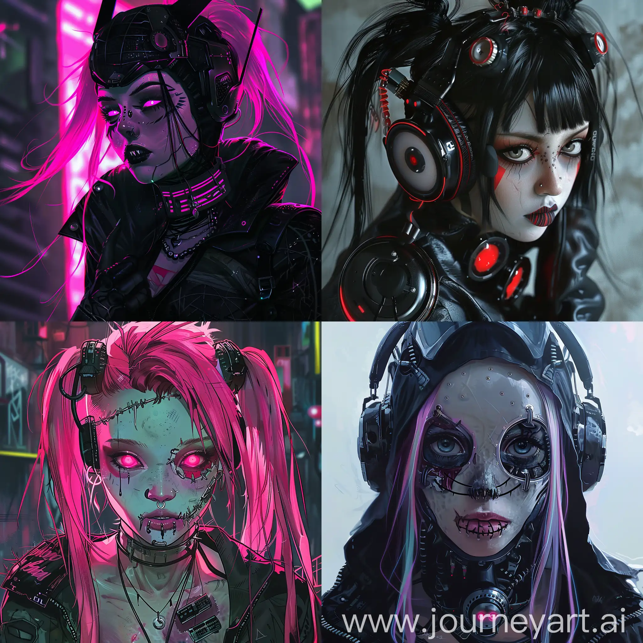 Fierce-Cyberpunk-Monster-Girl-in-Futuristic-Setting