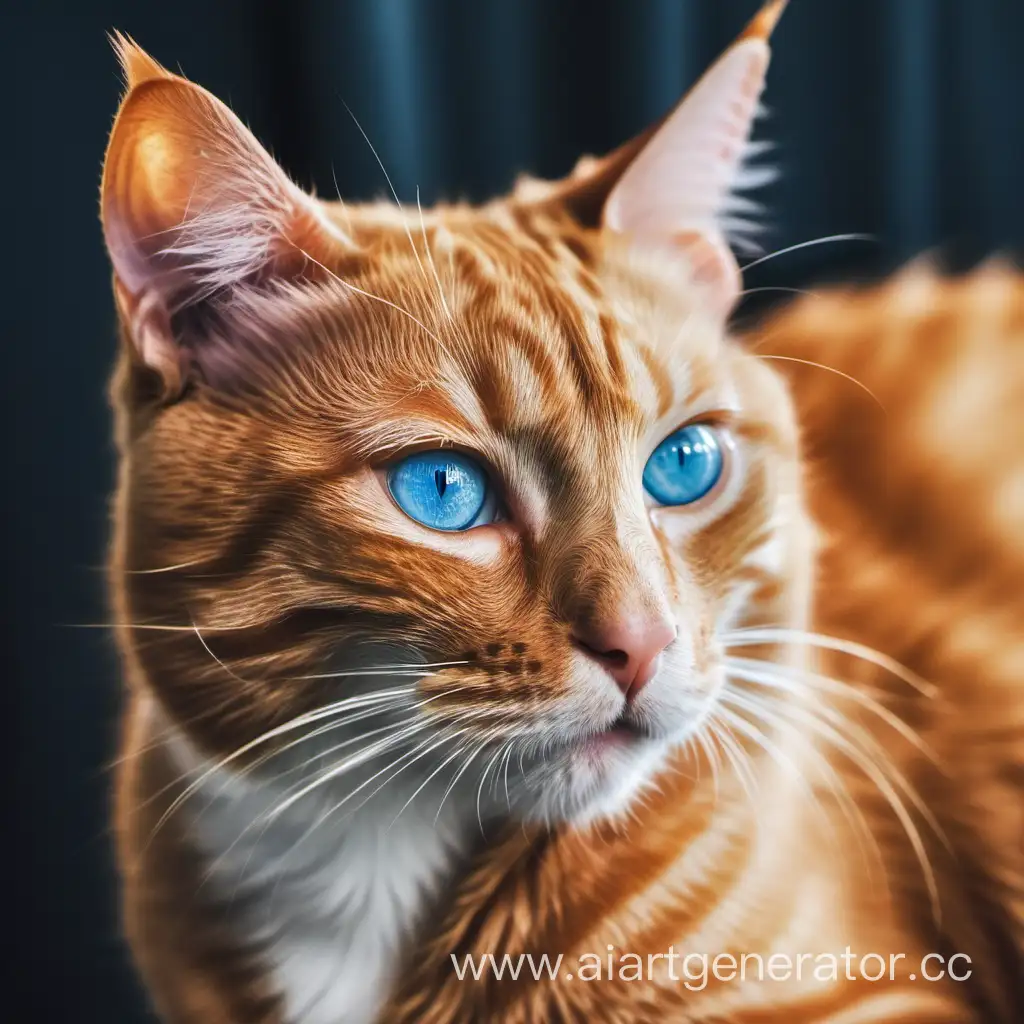 Adorable-Ginger-Cat-with-Mesmerizing-Blue-Eyes