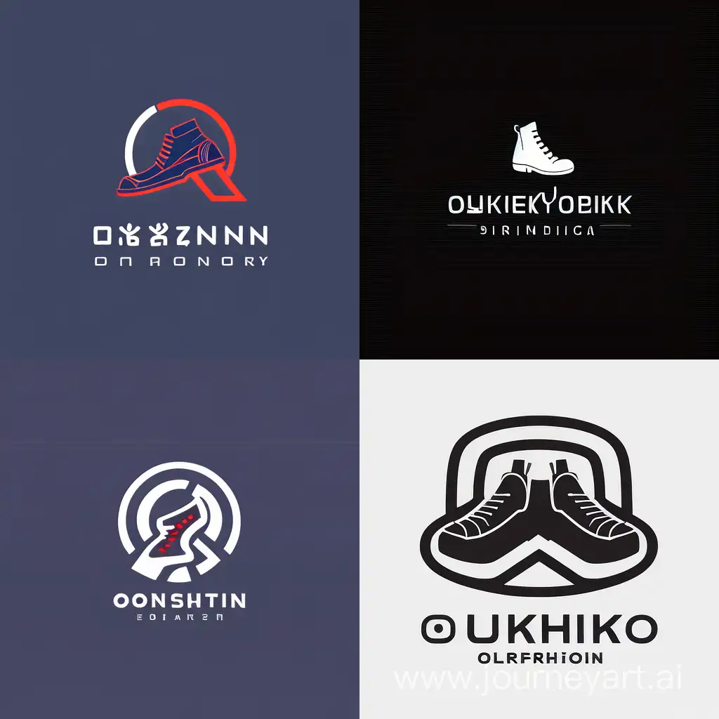 ультра минималистичный логотип для российской обувной фабрики ONKEI, без изображения обуви в нём