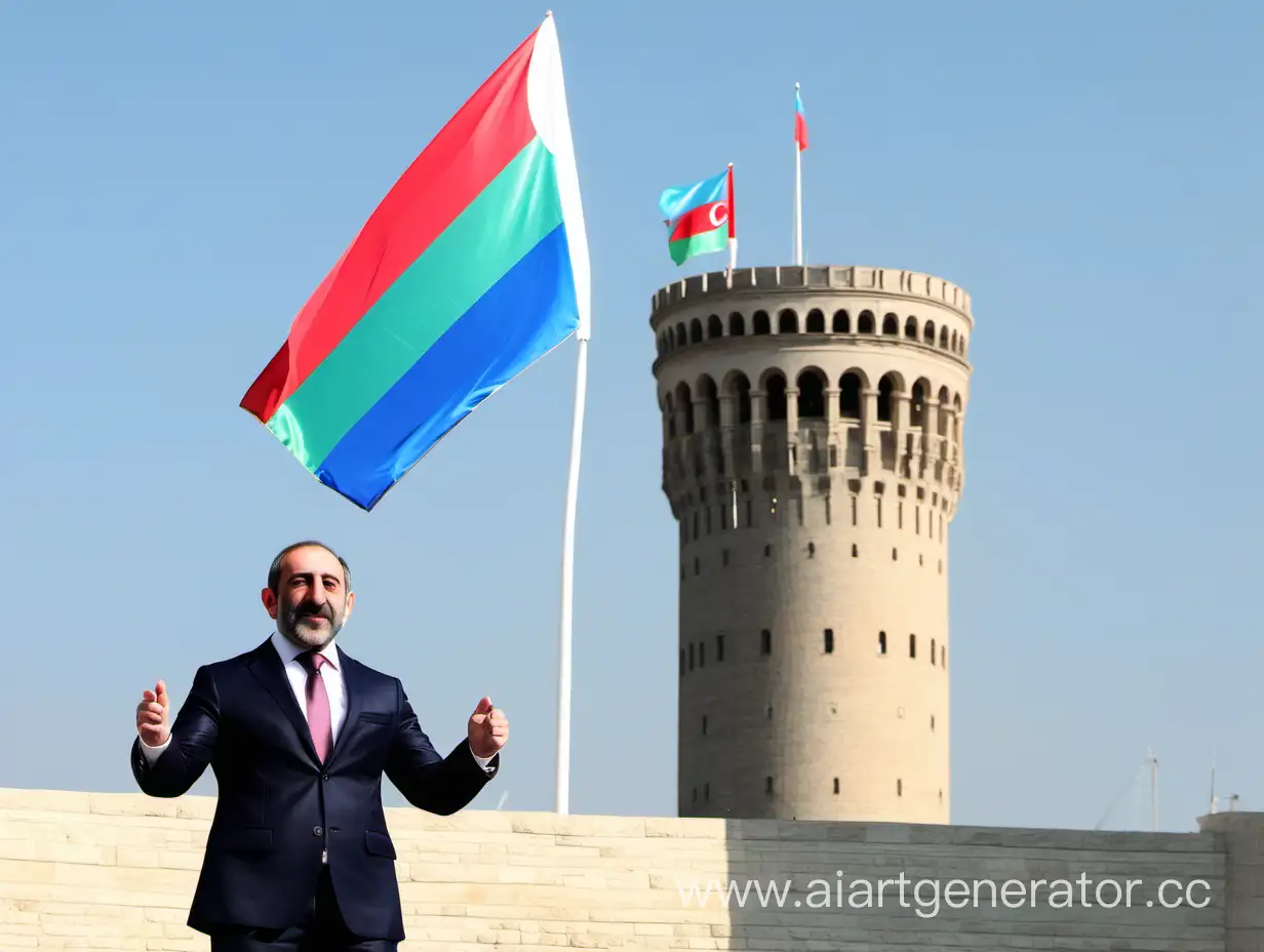 Nikol-Pashinyan-at-Maiden-Tower-Symbolic-Gesture-of-Reconciliation