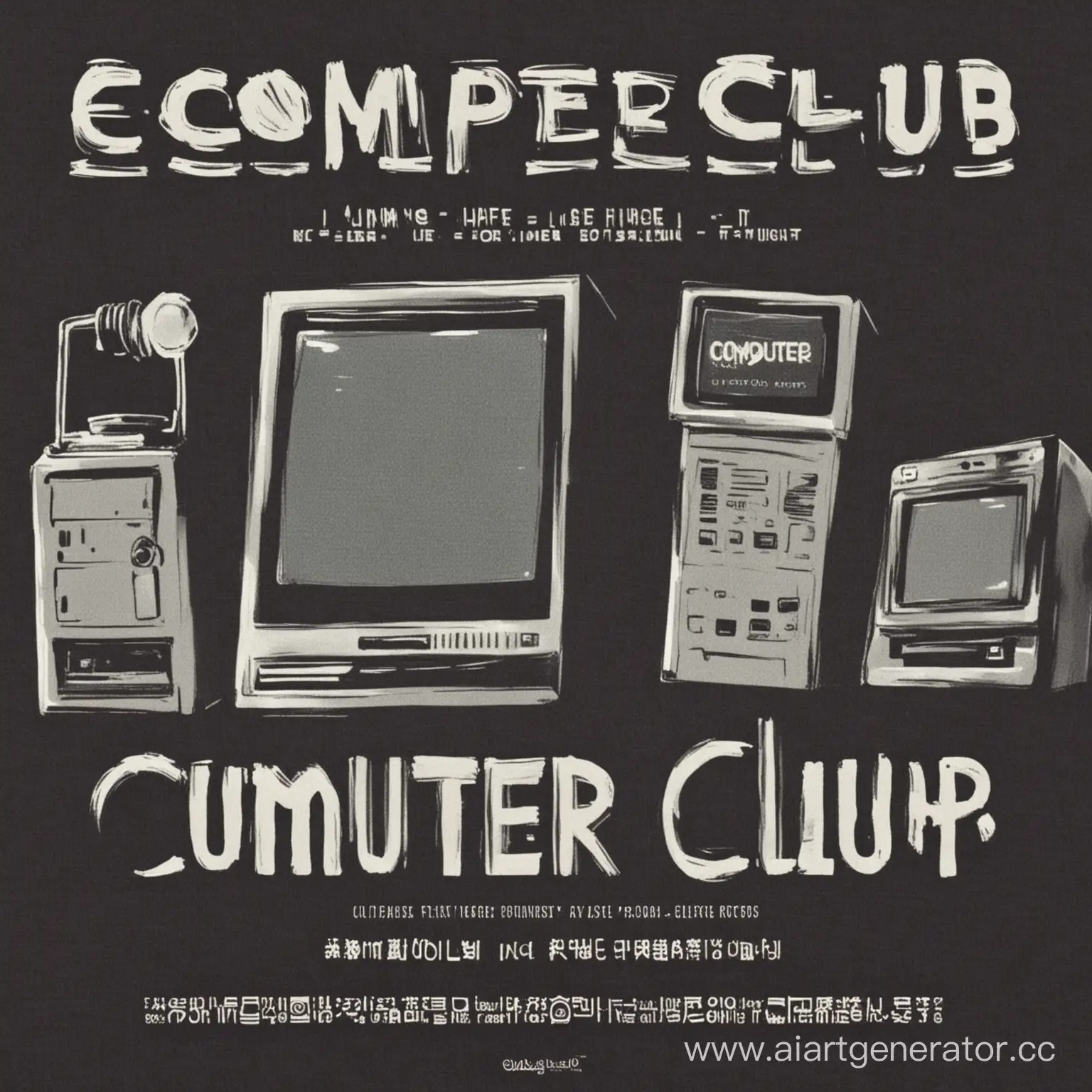 Poster for the Computer Club