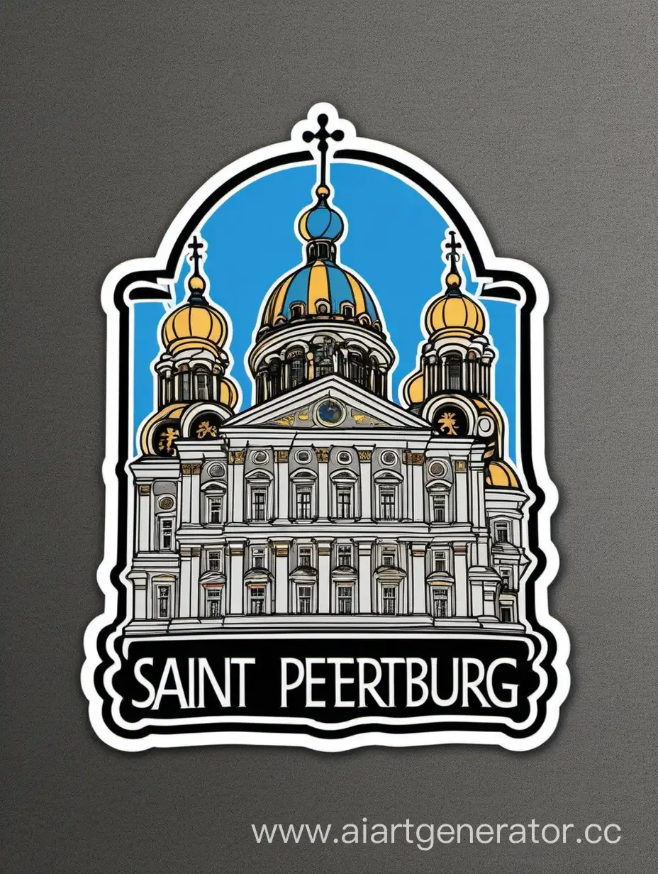 Saint-Petersburg-Sticker-Collection-Vibrant-City-Landmarks-and-Cultural-Icons