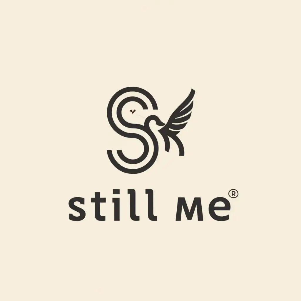 a logo design,with the text "Still me", main symbol:S, M, peace,Moderate,be used in Religious industry,clear background