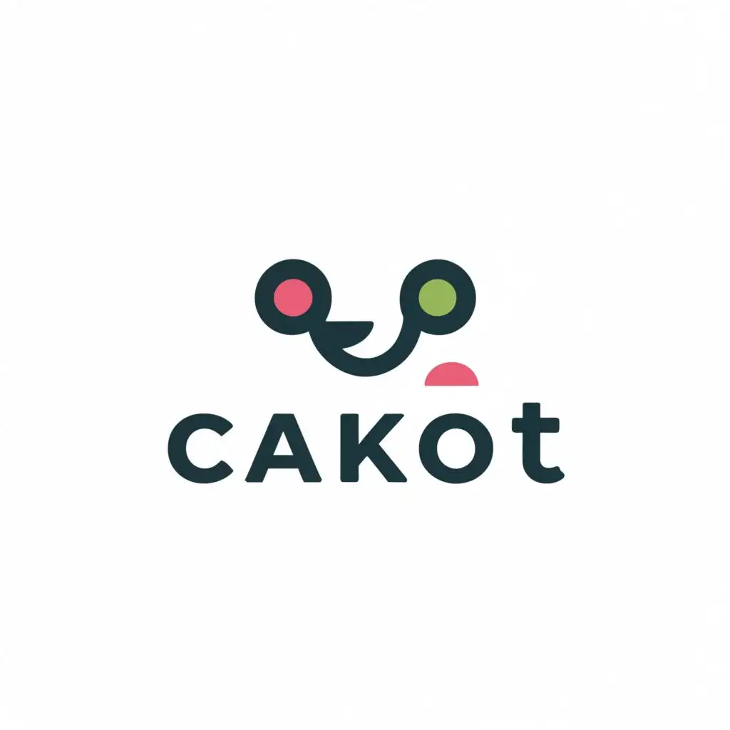 a logo design,with the text "CAKot", main symbol:mouth,Moderate,clear background