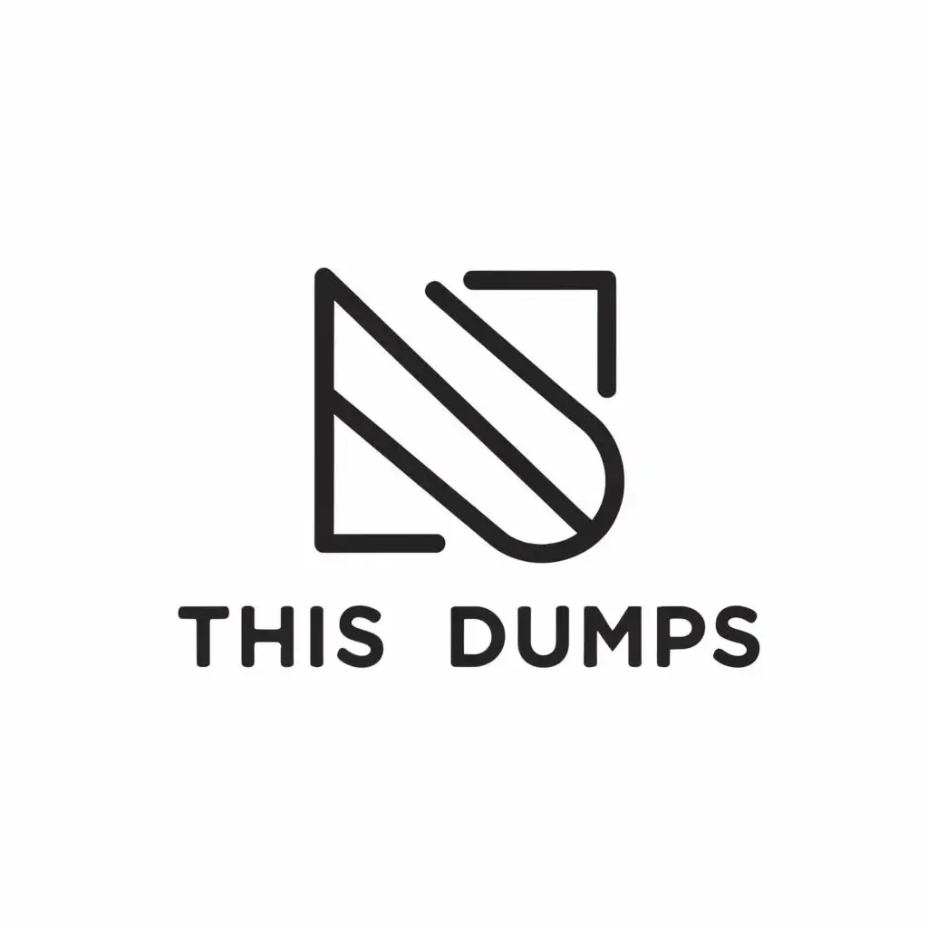 logo, n s, with the text "this dumps", typography, be used in Home Family industry