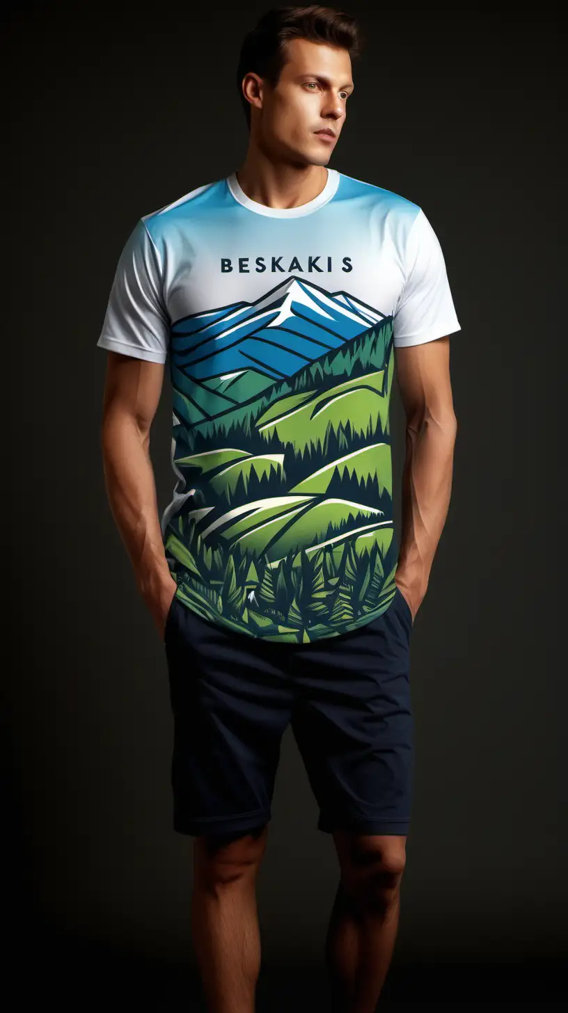 Dynamic Beskids Adventure TShirt Design