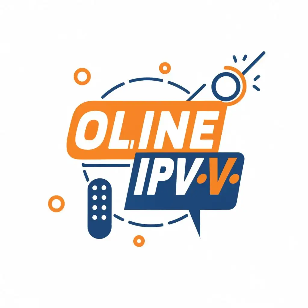 logo, selling IPTV subscriptions, with the text "olineiptv ", typography, be used in Internet industry