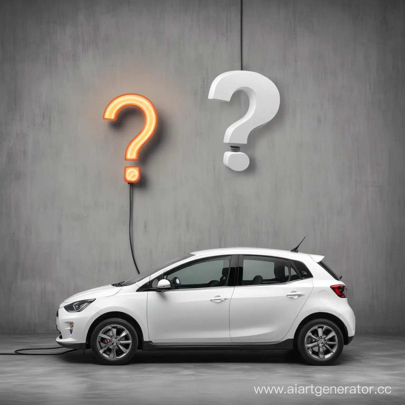 Electric-Car-with-Question-Mark-Background
