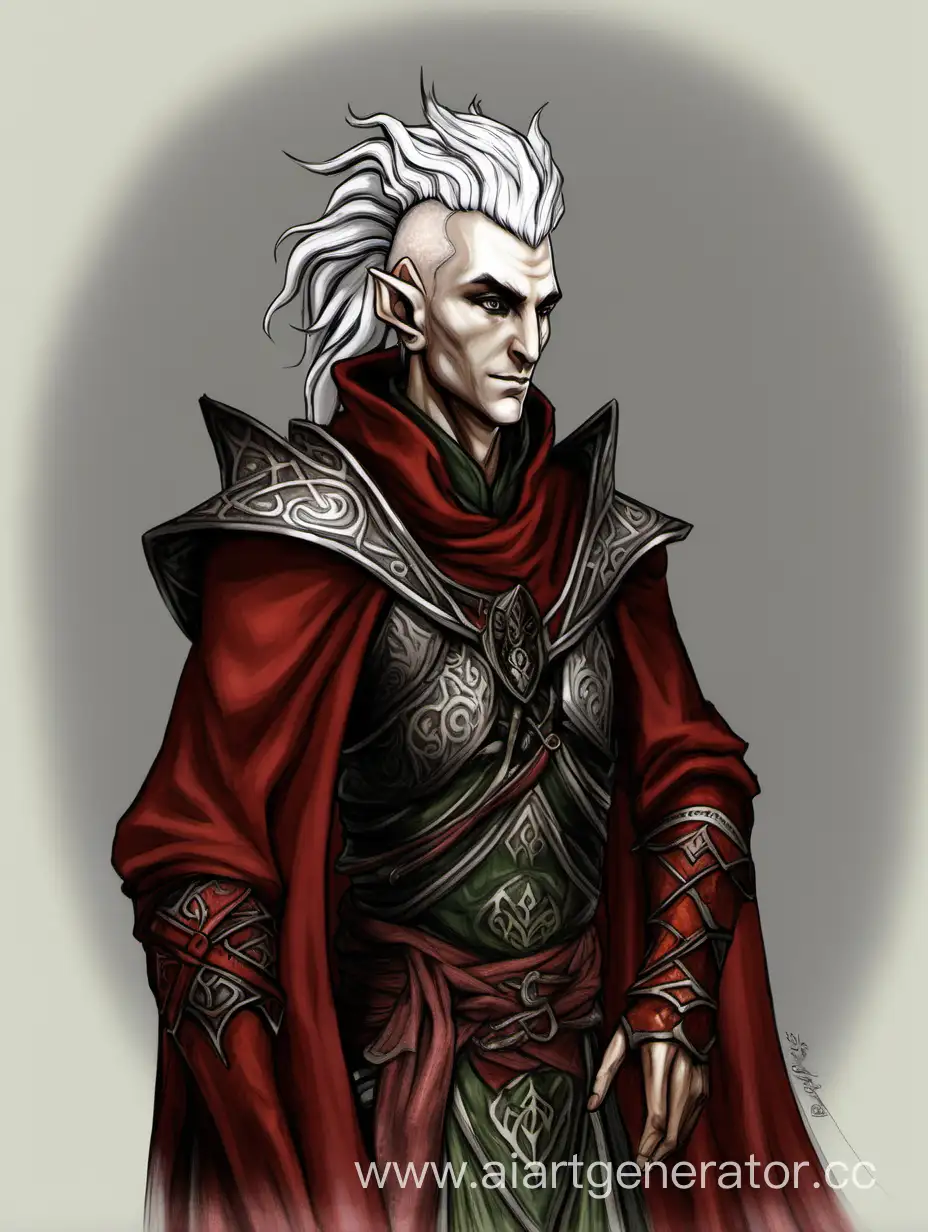 Altmer-Elf-with-Mohawk-Hairstyle-in-Morrowind-Nerevar-Indoril-Mora