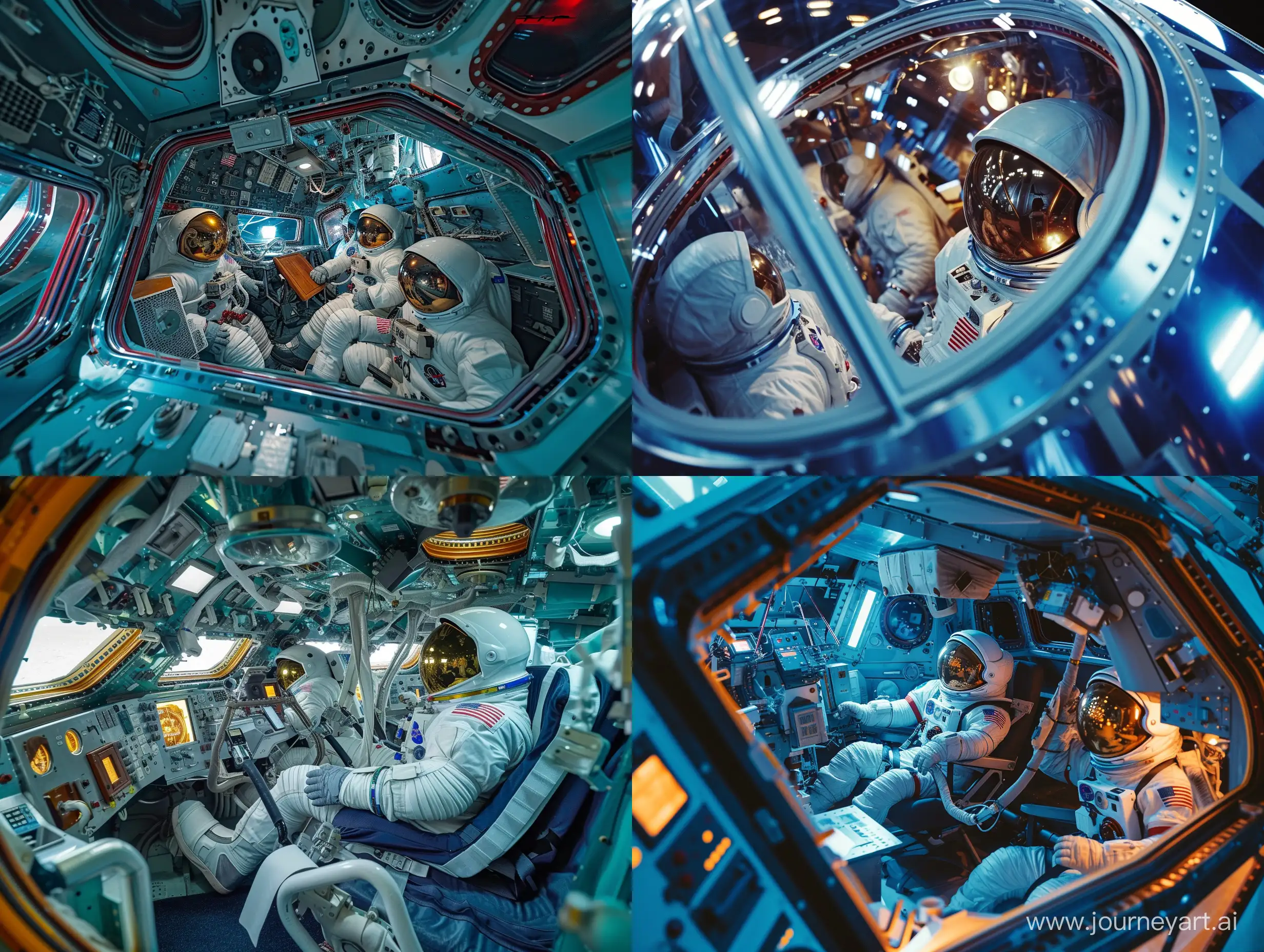 Astronauts-in-Apollo-13-Spacecraft-Capturing-Stellar-Moments-in-Cool-Metallic-Tones