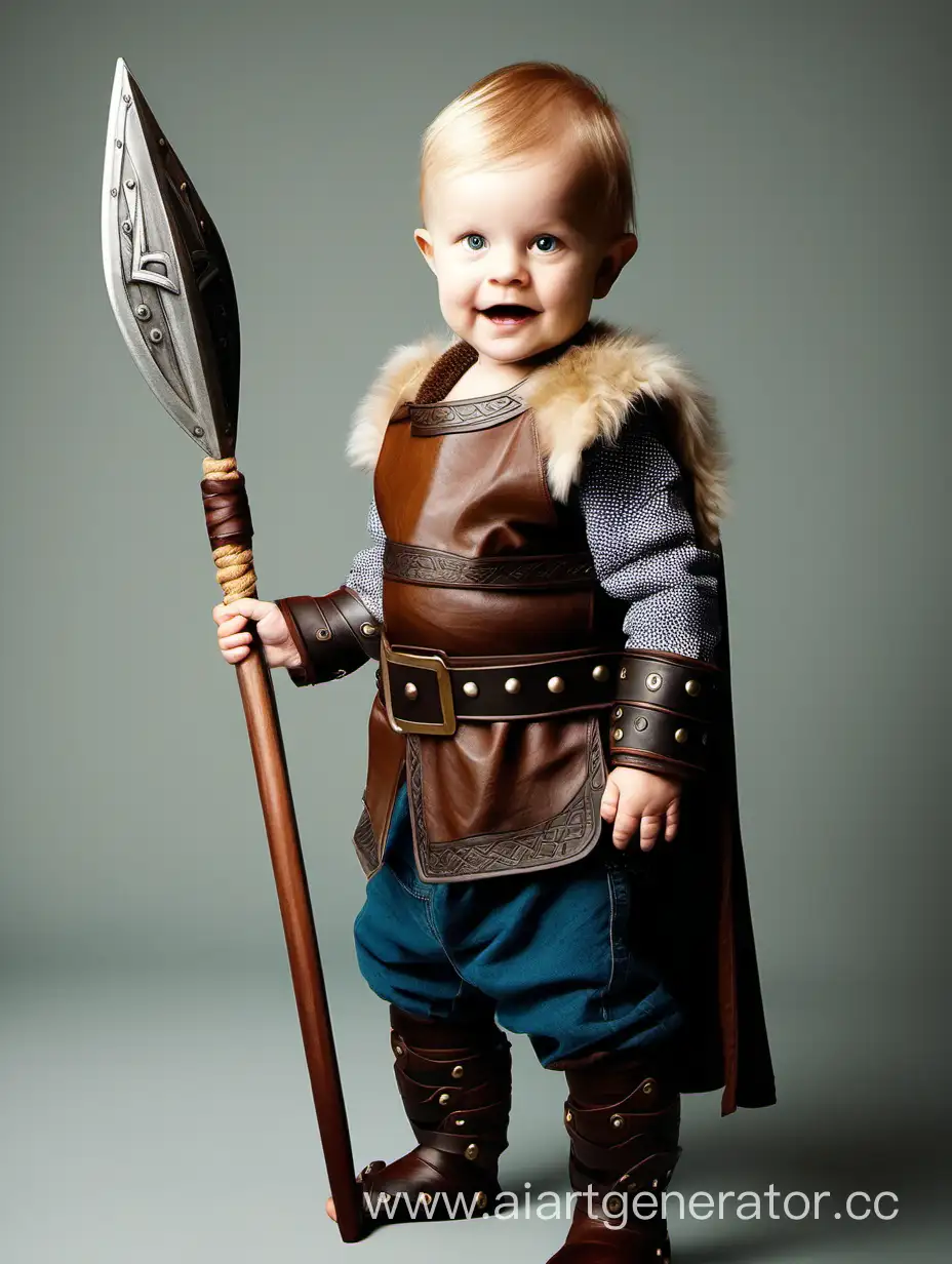 Adorable-Baby-Boy-Dressed-as-a-Viking
