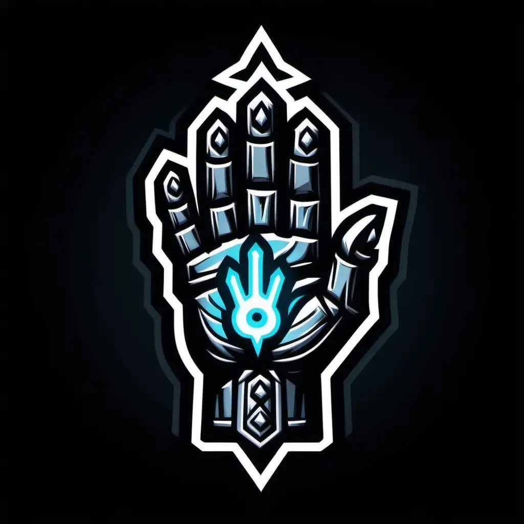 Armored Hand Absorbing White Energy Icon in Darkest Dungeon Style
