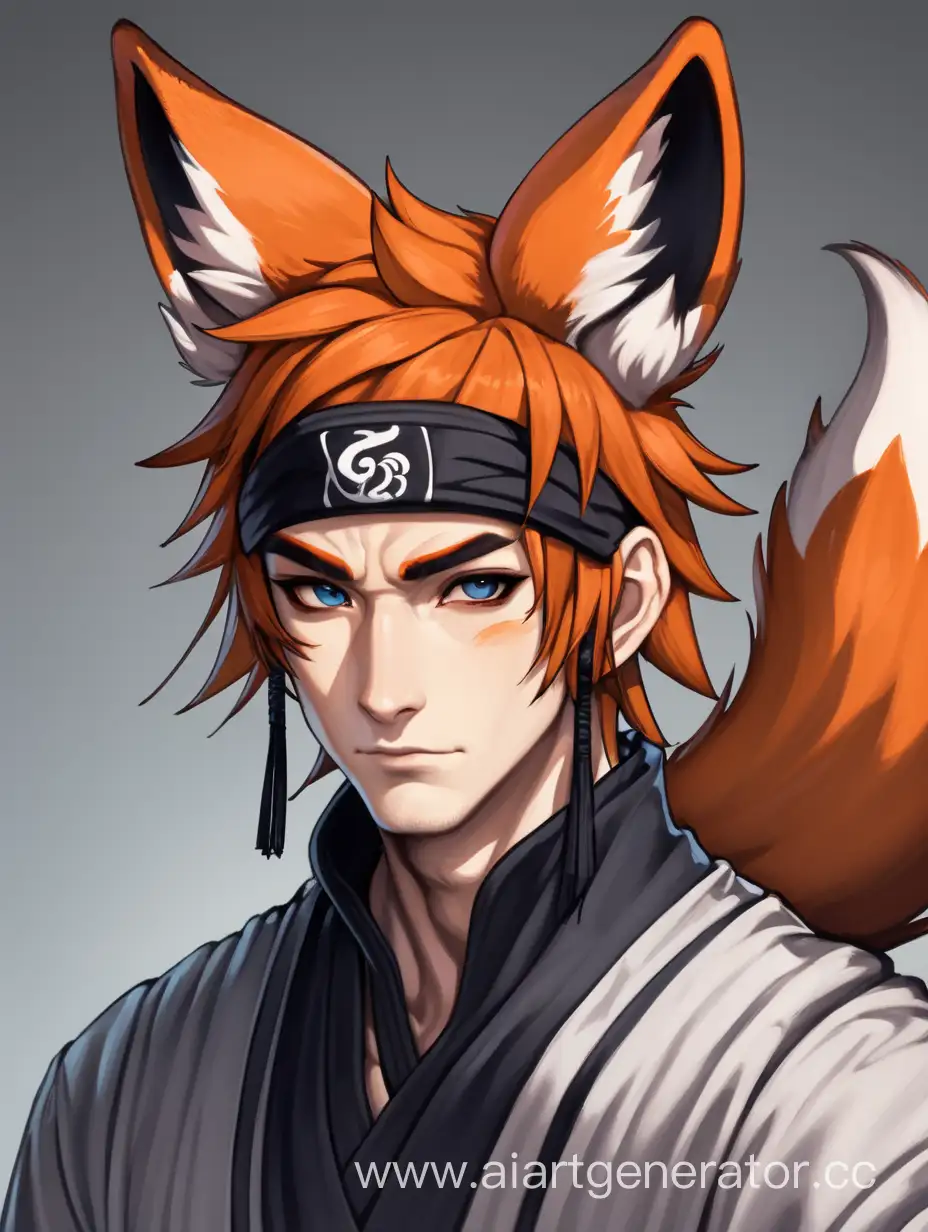 guy with fox ears, ninja
