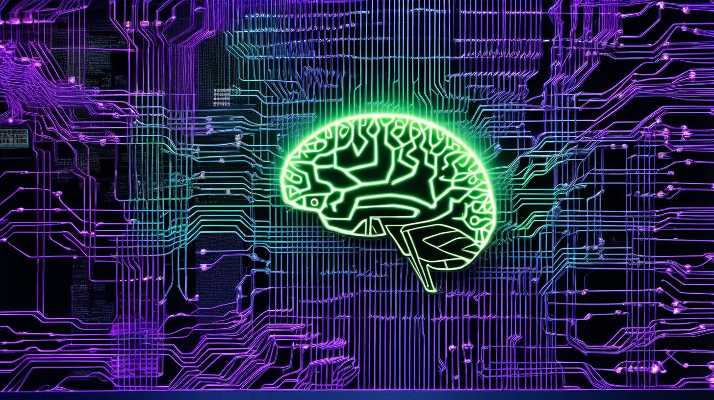 Inside the Digital Mind A Vibrant Neuromorphic Network Shaped Like a Human Brain