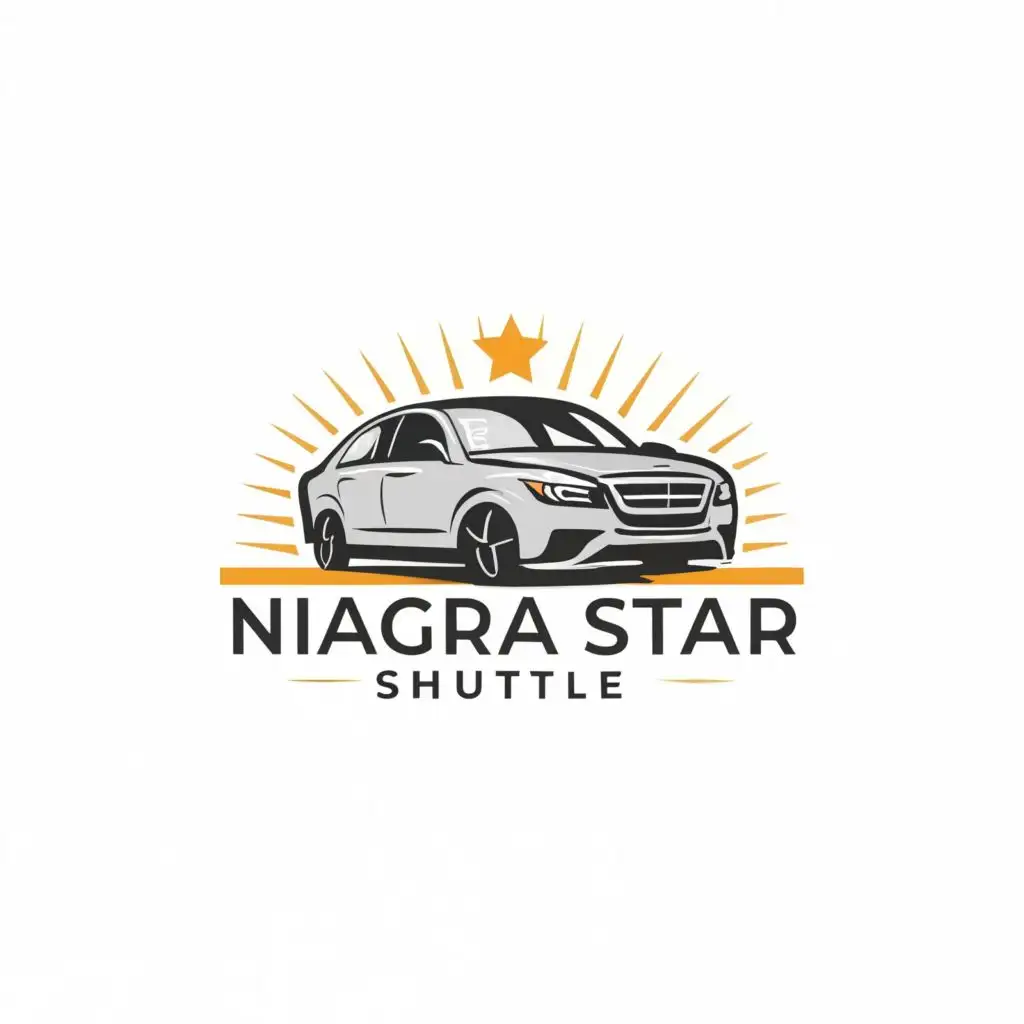 LOGO-Design-For-Niagara-Star-Shuttle-Modern-Taxi-Symbol-for-Automotive-Industry