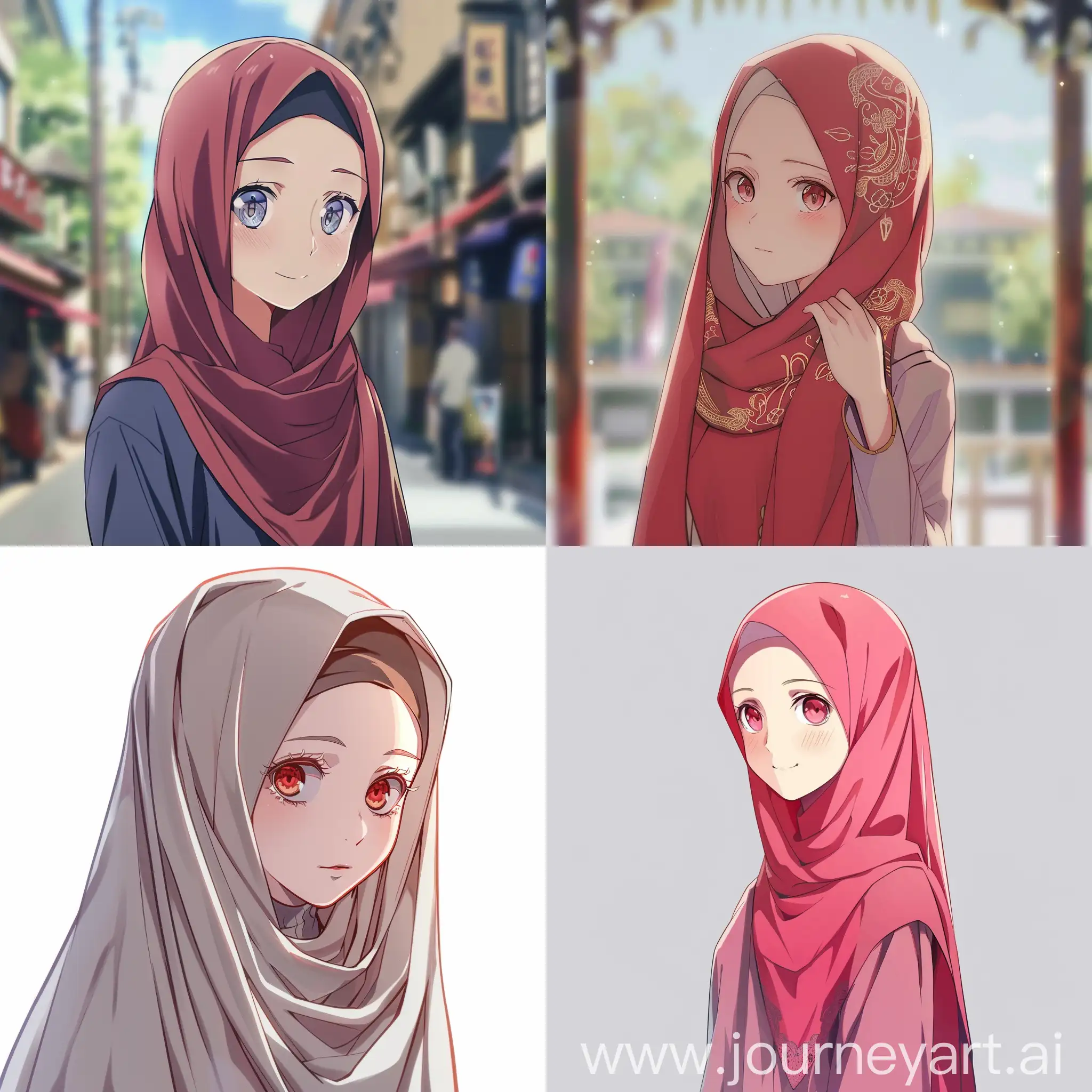 Kaguyasama-from-Love-is-War-with-Hijab-AI-Art