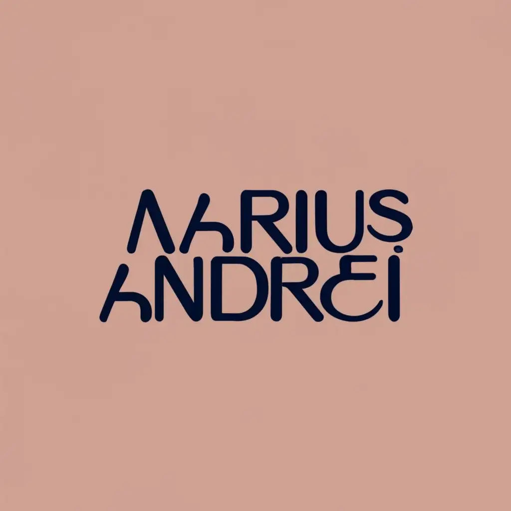 logo, Building, with the text "Marius Andrei", typography, be used in Construction industry