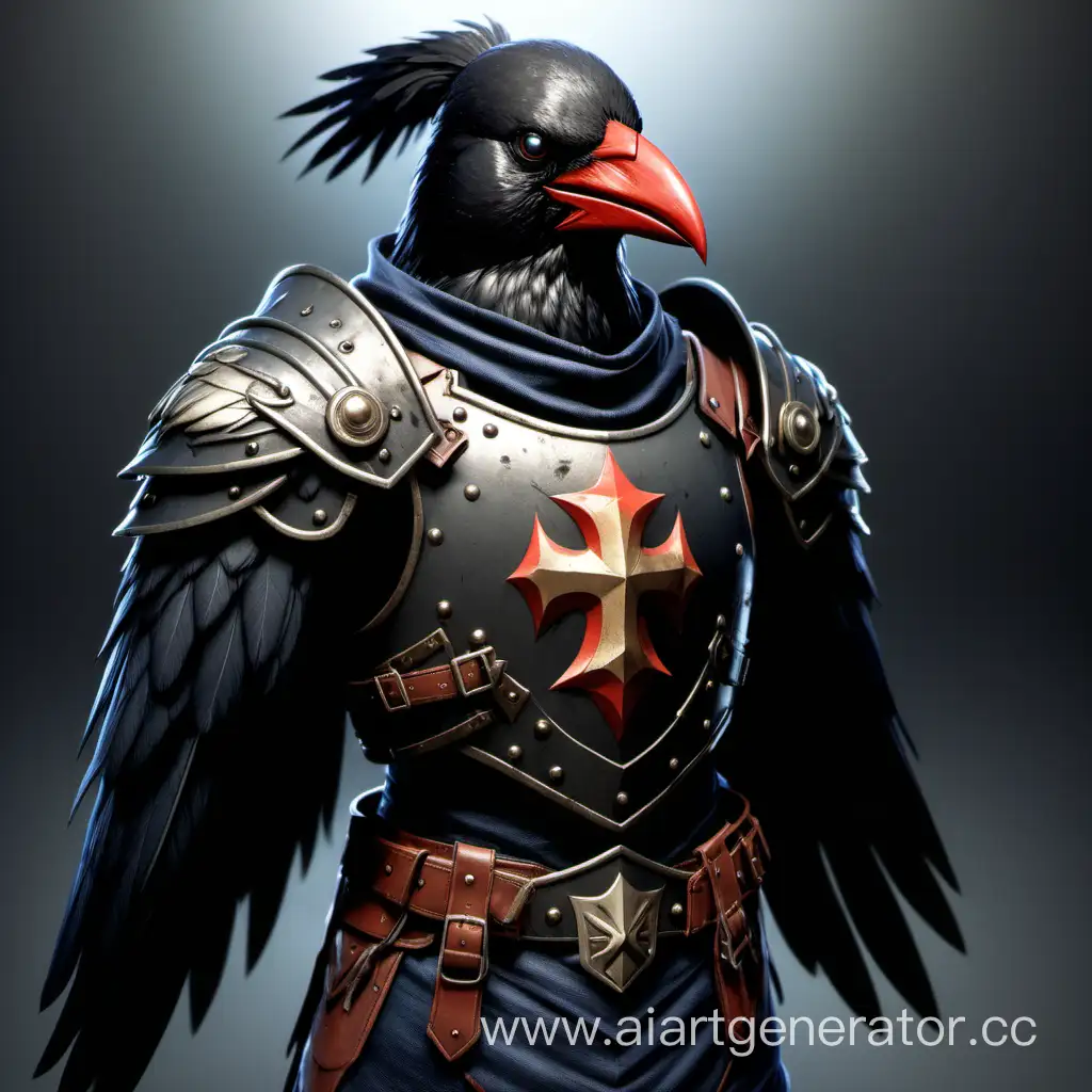 Majestic-Battle-Crow-Emblem-in-Intricate-Armor-Design
