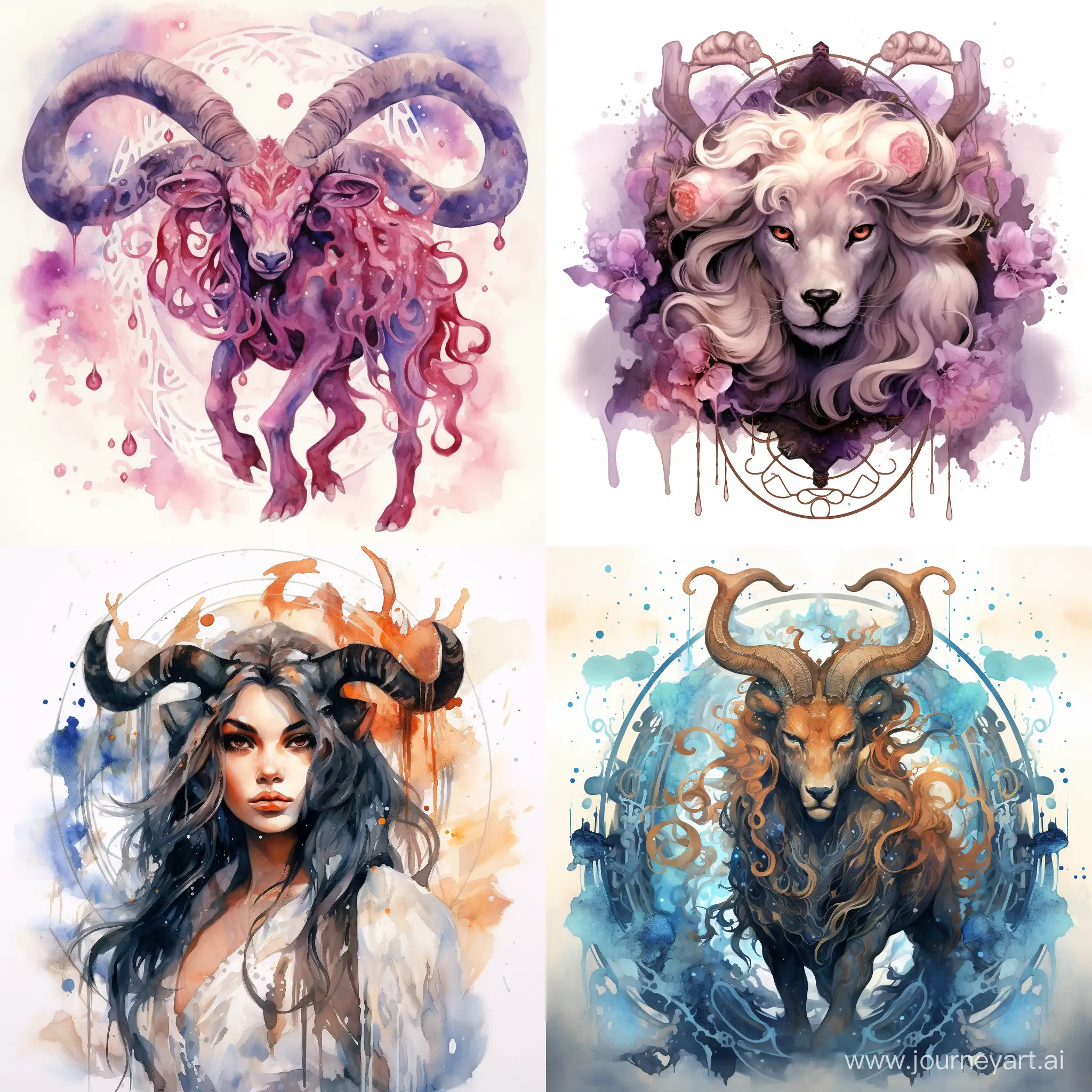 Epic-Watercolor-Depiction-of-Cancer-Zodiac-Animal