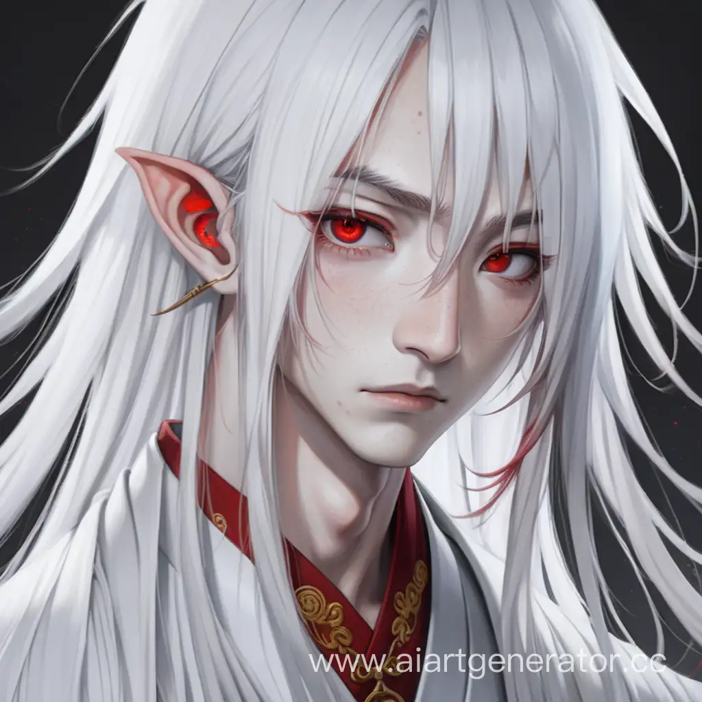 Mysterious-Asian-Man-with-Striking-White-Hair-and-Red-Highlights