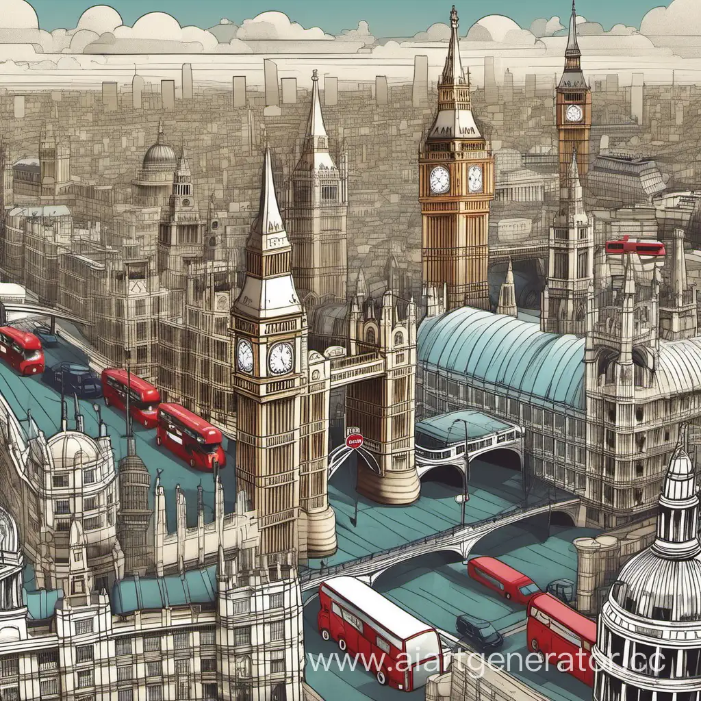 London-Personified-A-Cultural-Fusion-of-Urban-Majesty