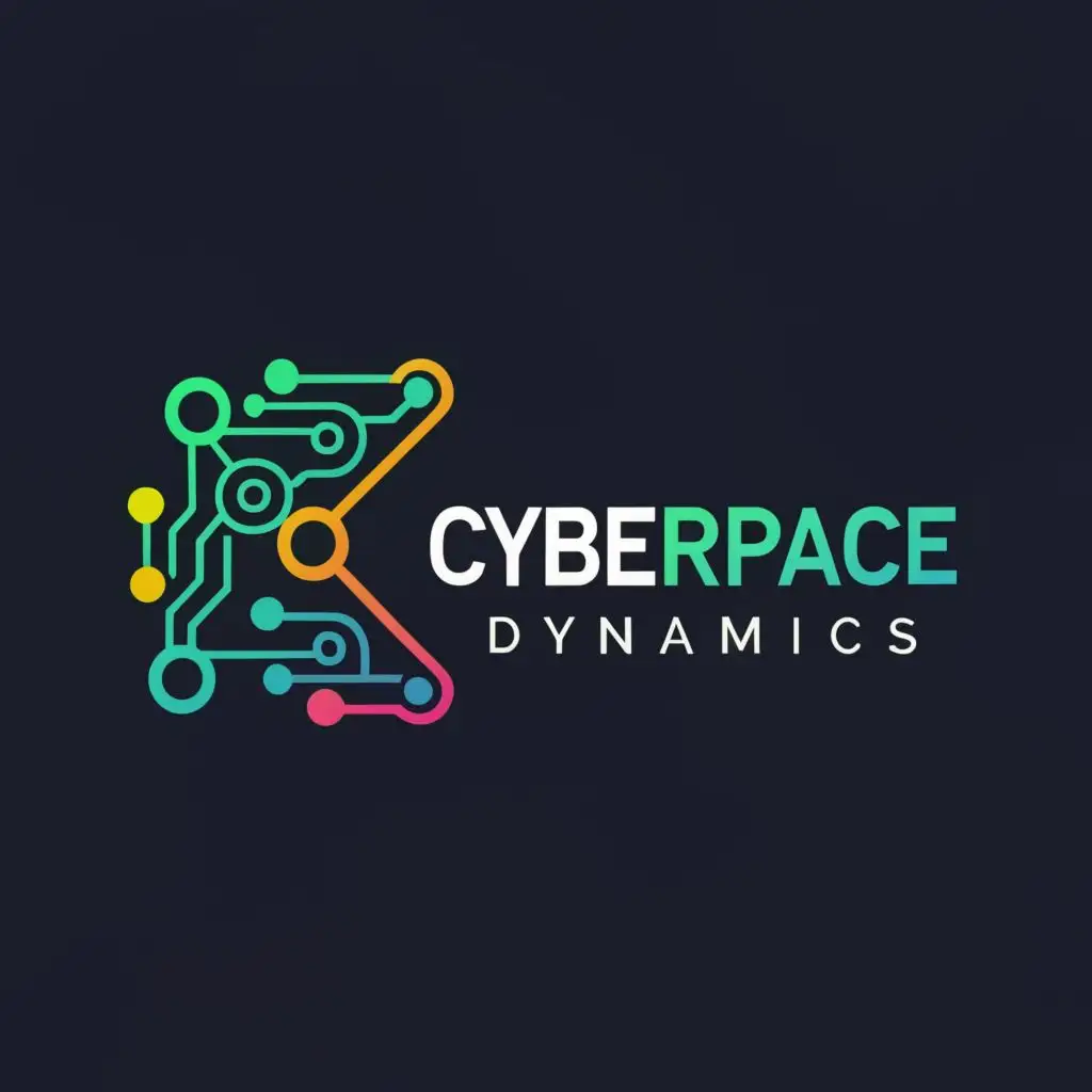 logo, CYBERSPACE DYNAMICS, with the text "CYBERSPACE DYNAMICS", typography, be used in Technology industry