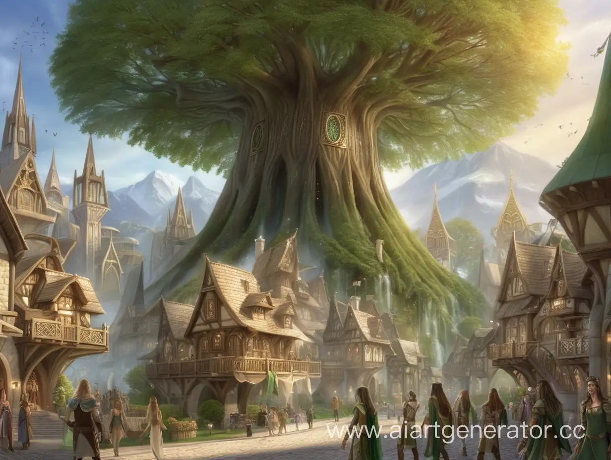 Elven-City-of-Elsum-Around-Great-Tree